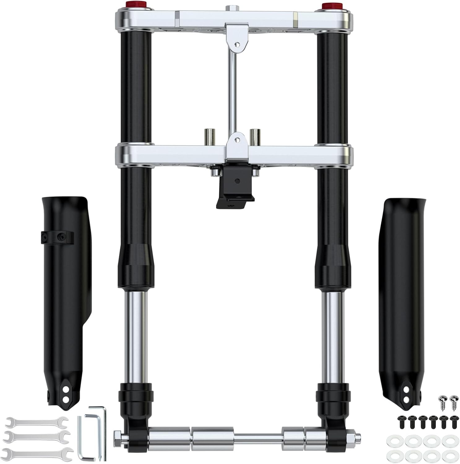 CNC Front Forks Suspension Kit For GMB100 MMB80 MMB105 80cc 105cc MBX10 DB30 