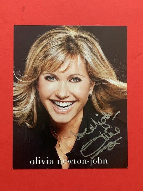 Olivia Newton-John Hand Signed 8 x 10 Publicity Photo
