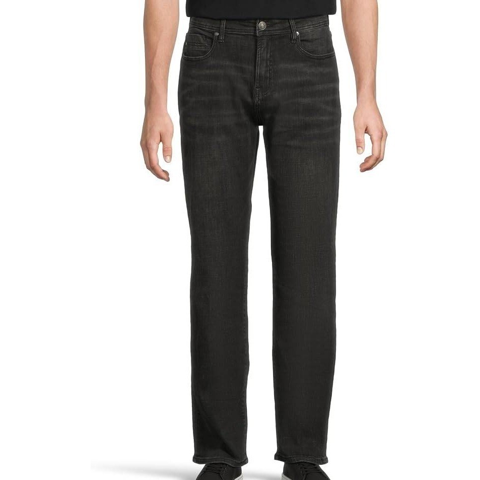 NWT Liverpool Sutton Loose Straight Jeans Men\'s 33x30 Windsor Black Cotton Denim