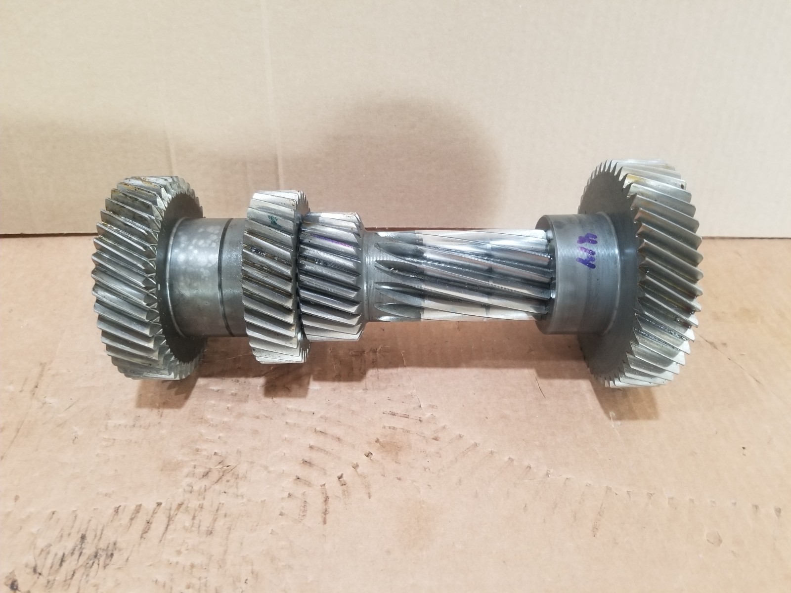 88-95 Ford 7.3 460 Truck ZF5 S-42 Transmission Cluster Gear Counter Shaft 4.14 88-95 Ford 7.3 460 Truck ZF5 S-42 Transmission Cluster Gear Counter Shaft 4.14