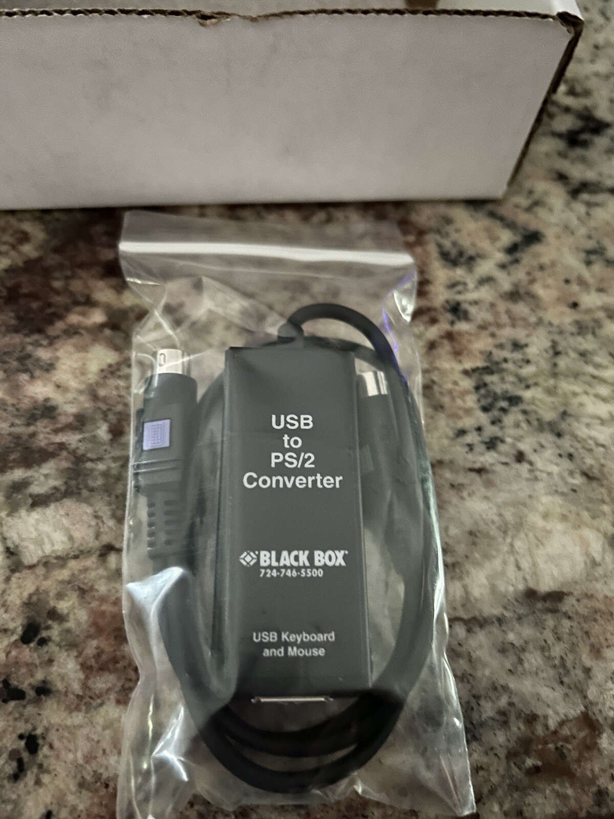Black Box, Part #KVUS8NF, USB to PS/2 Converter Black Box, Part #KVUS8NF, USB to PS/2 Converter