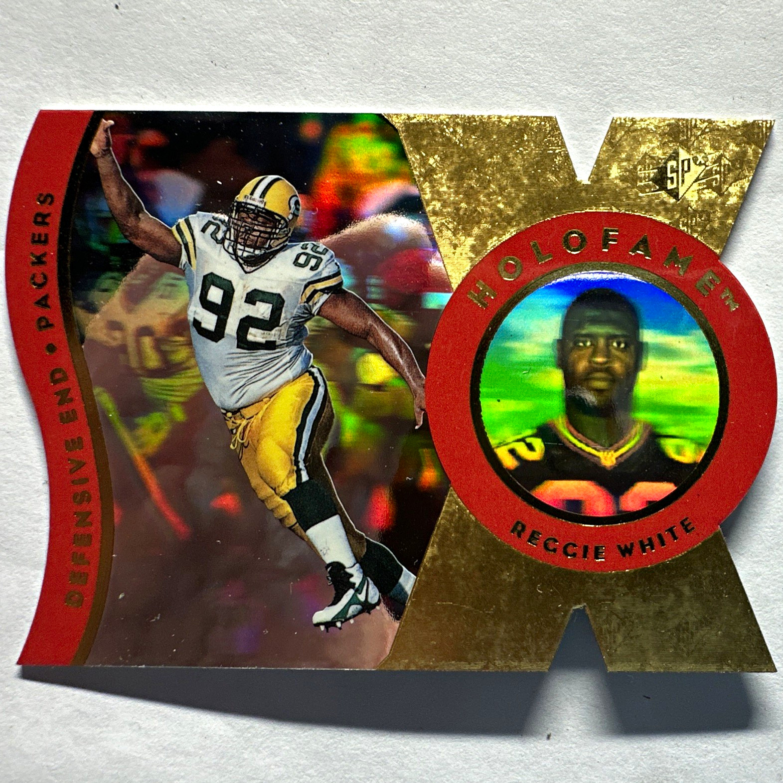 Upper Deck 1996 SPx Holofame Insert HX 10 Reggie White Packers