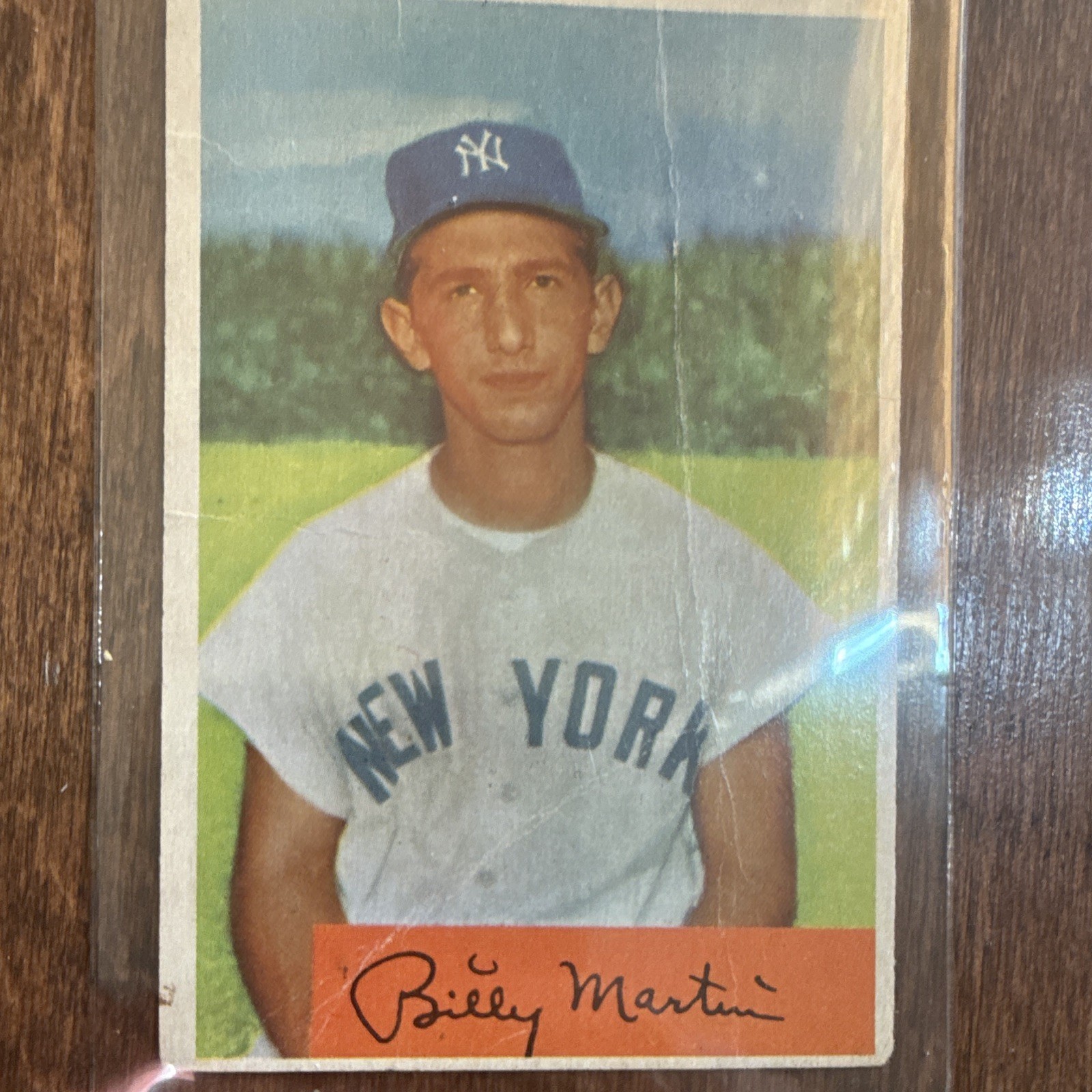Bowman 1954 Bowman Billy Martin #145 New York Yankees MLB Baseball Base Set