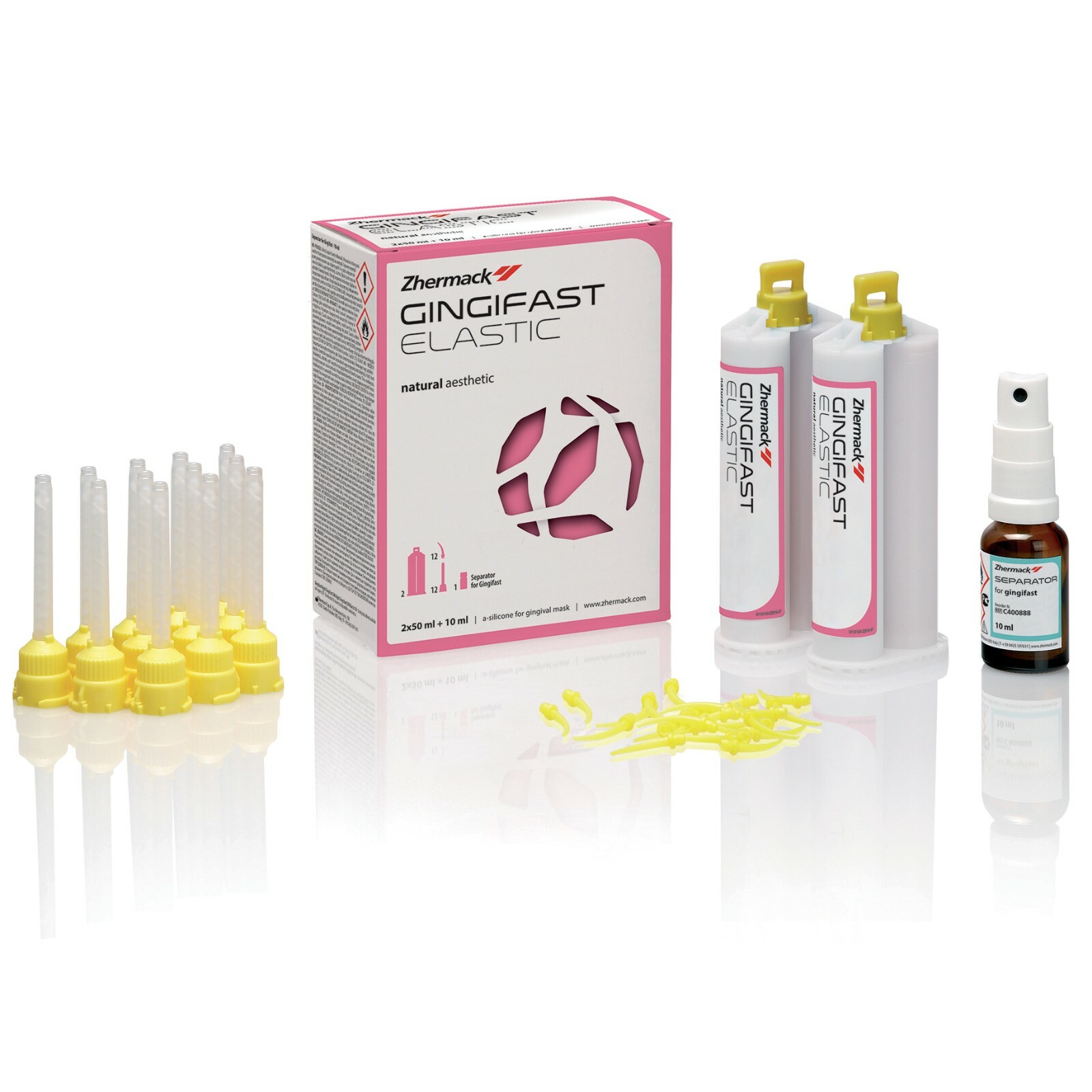 Zhermack GingiFast Elastic Natural Aesthetic Artificial Gums (Direct & Indirect)
