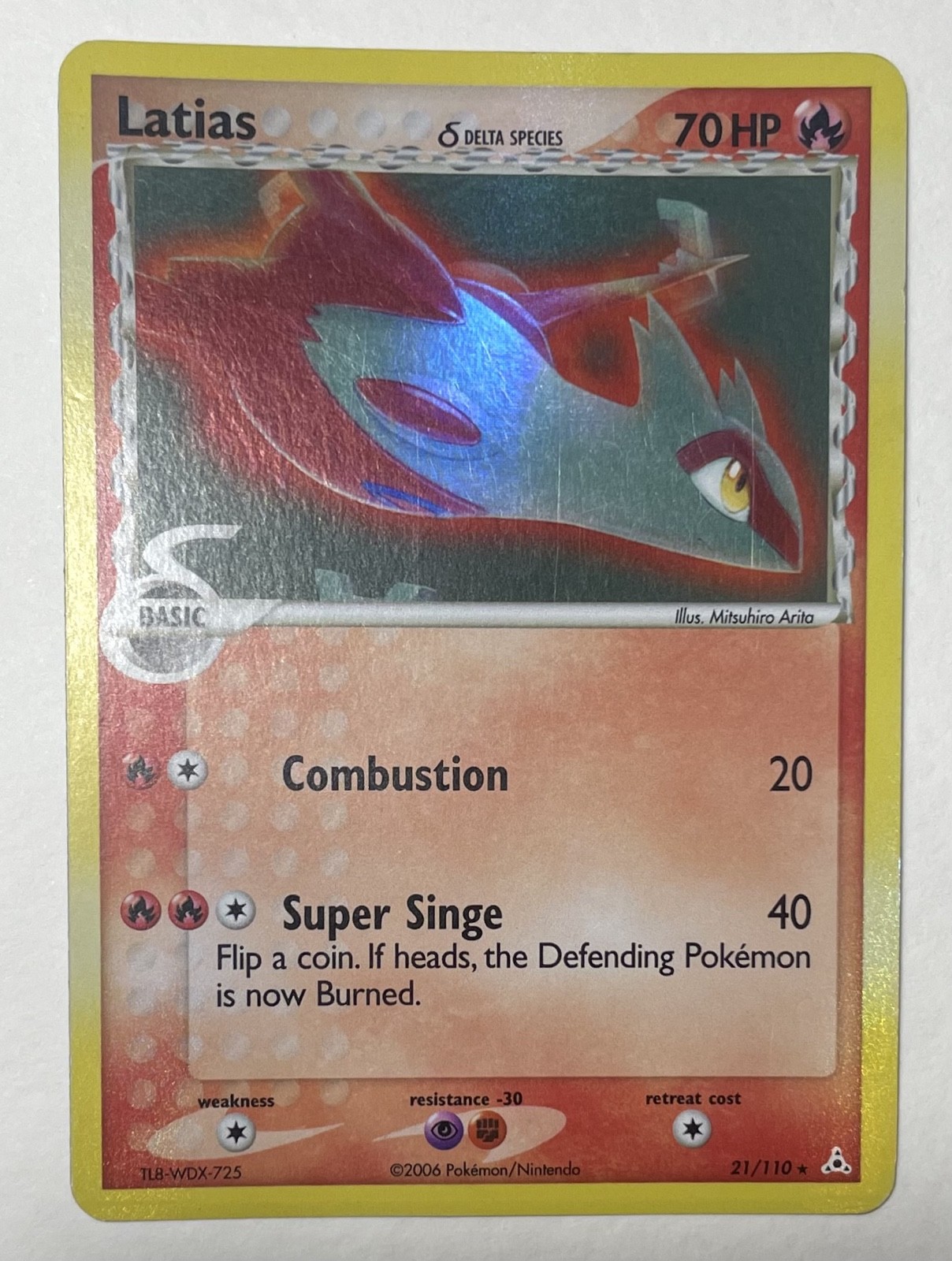 Latias 21/110 Deck Exclusives Holo Latias 21/110 Deck Exclusives Holo