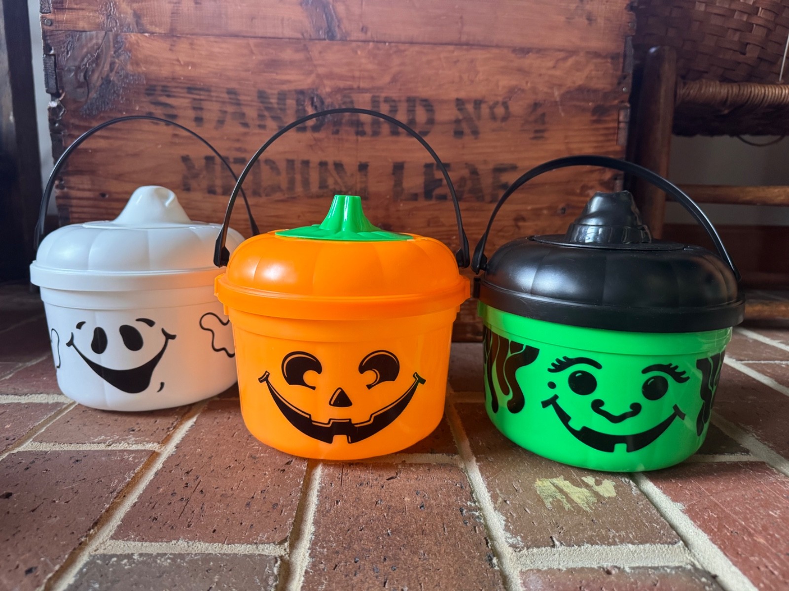 Vintage 1991 McDonald’s Halloween Buckets Set of 3