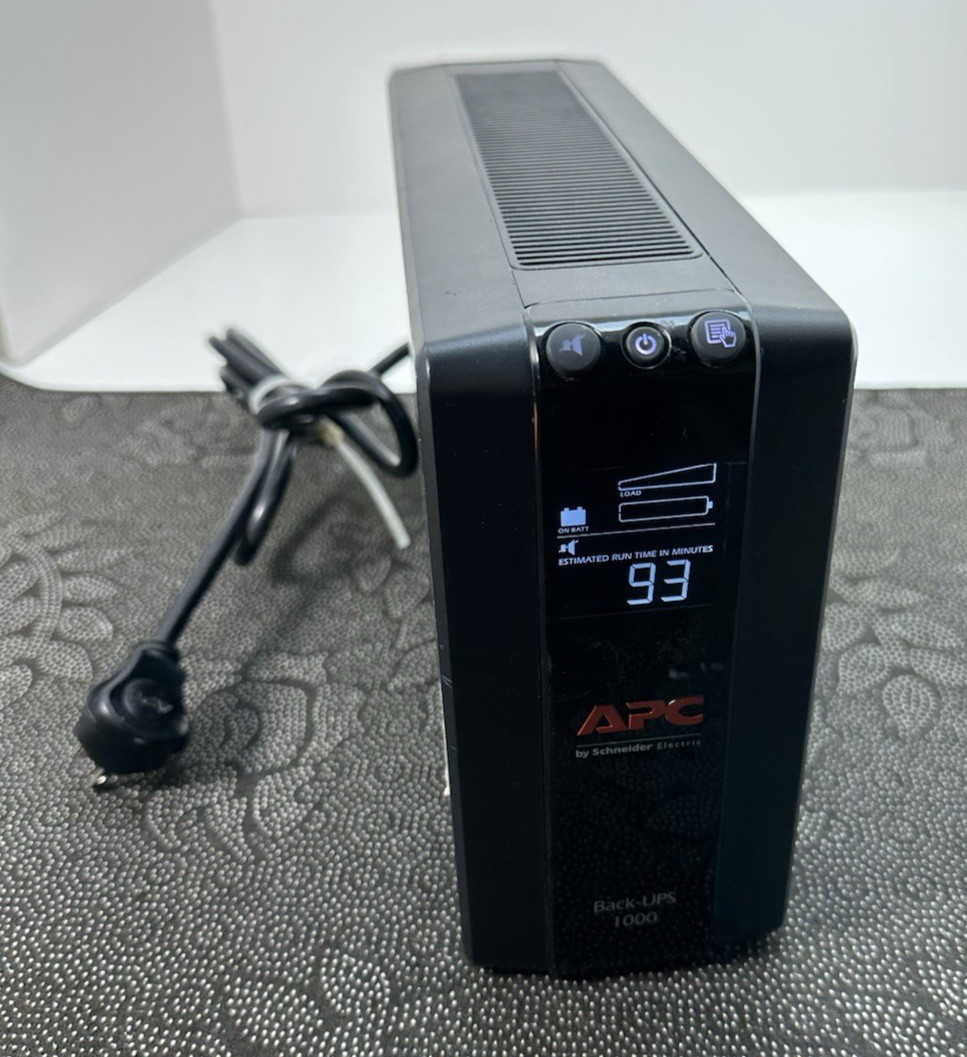 APC Back-UPS BX1000M-LM60 1000VA 600W UPS Battery Backup AVR LCD 8 Outlets APC Back-UPS BX1000M-LM60 1000VA 600W UPS Battery Backup AVR LCD 8 Outlets