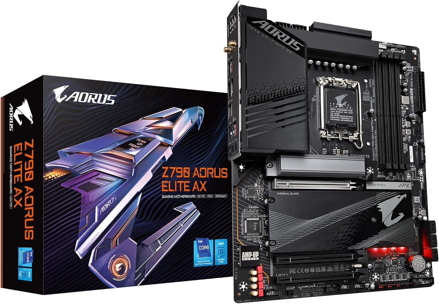 GIGABYTE Z790 AORUS ELITE AX LGA 1700 Intel Z790 ATX Motherboard with DDR5