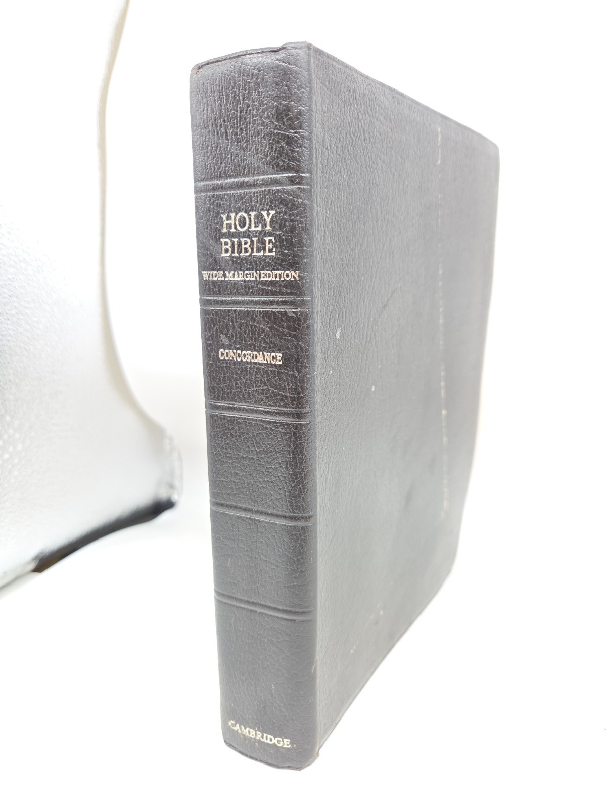 Holy Bible Wide Margin Edition, Cambridge, Bonded Leather, Concordance, Indexed