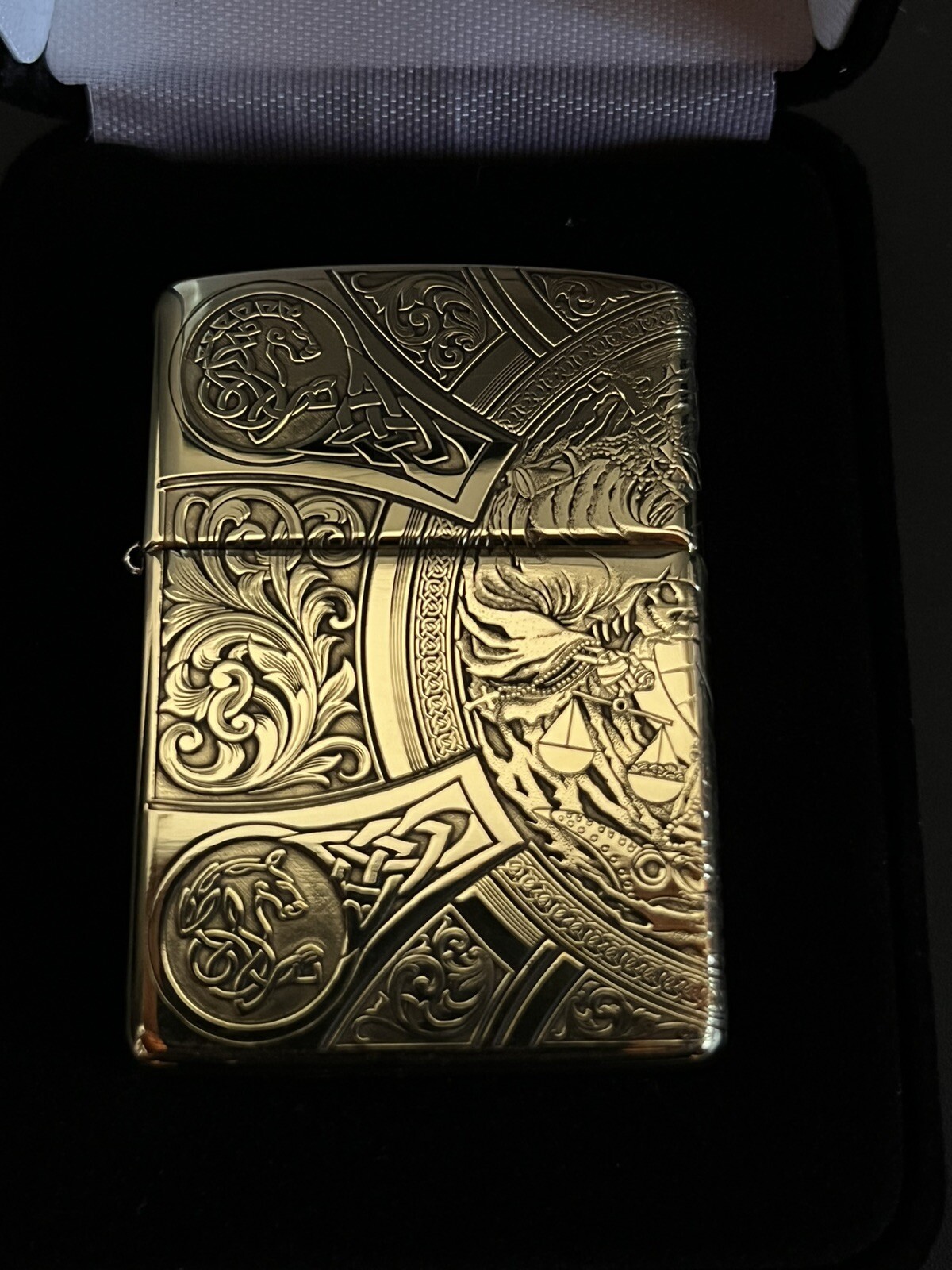 ZIPPO LIGHTER RARE 4-SIDE ZIPPO NEW ZIPPO LIGHTER RARE 4-SIDE ZIPPO NEW