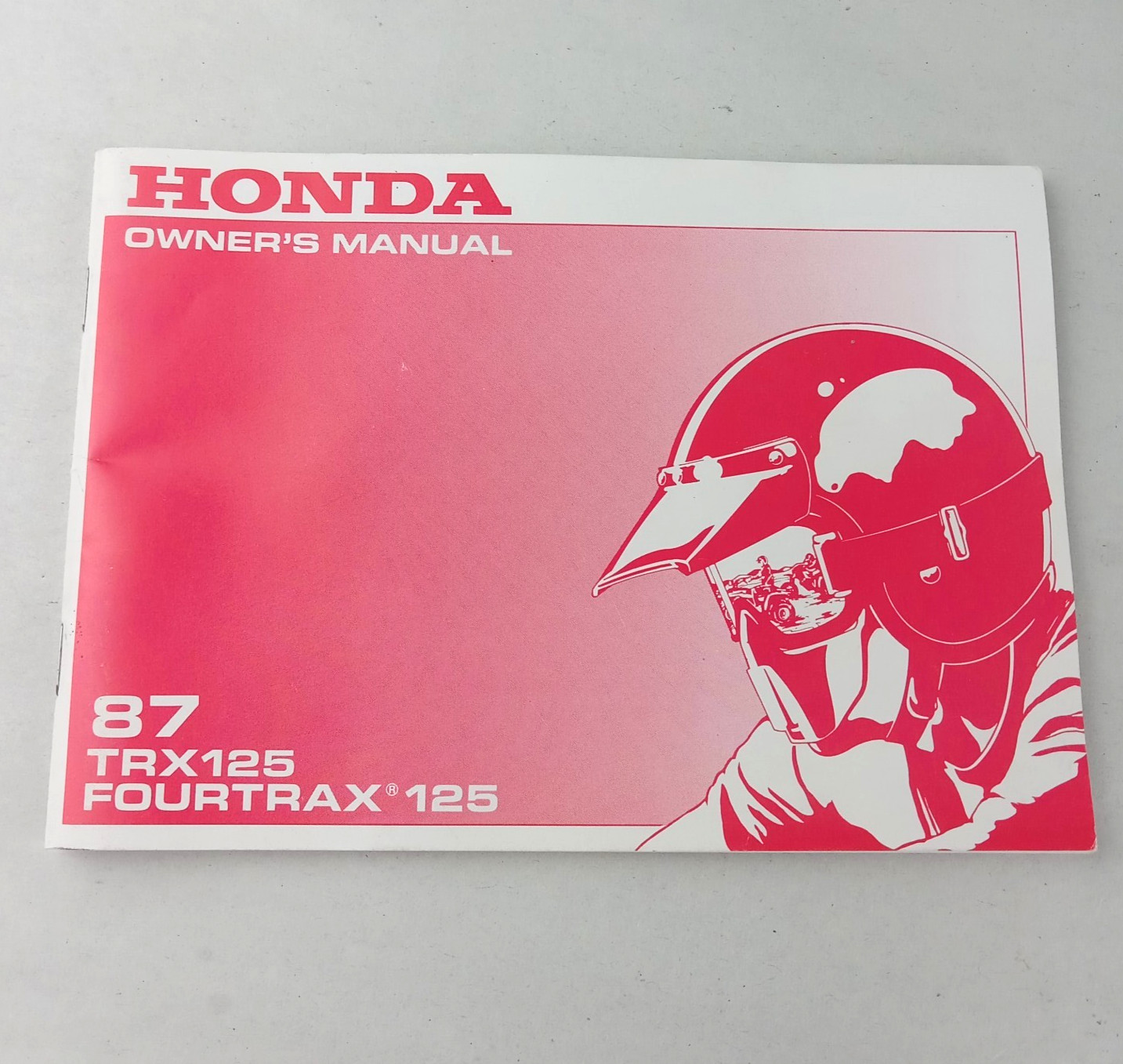 OEM Original 1987 HONDA TRX125 FOURTRAX 125 Owner's Manual NOS New Old Stock OEM Original 1987 HONDA TRX125 FOURTRAX 125 Owner's Manual NOS New Old Stock