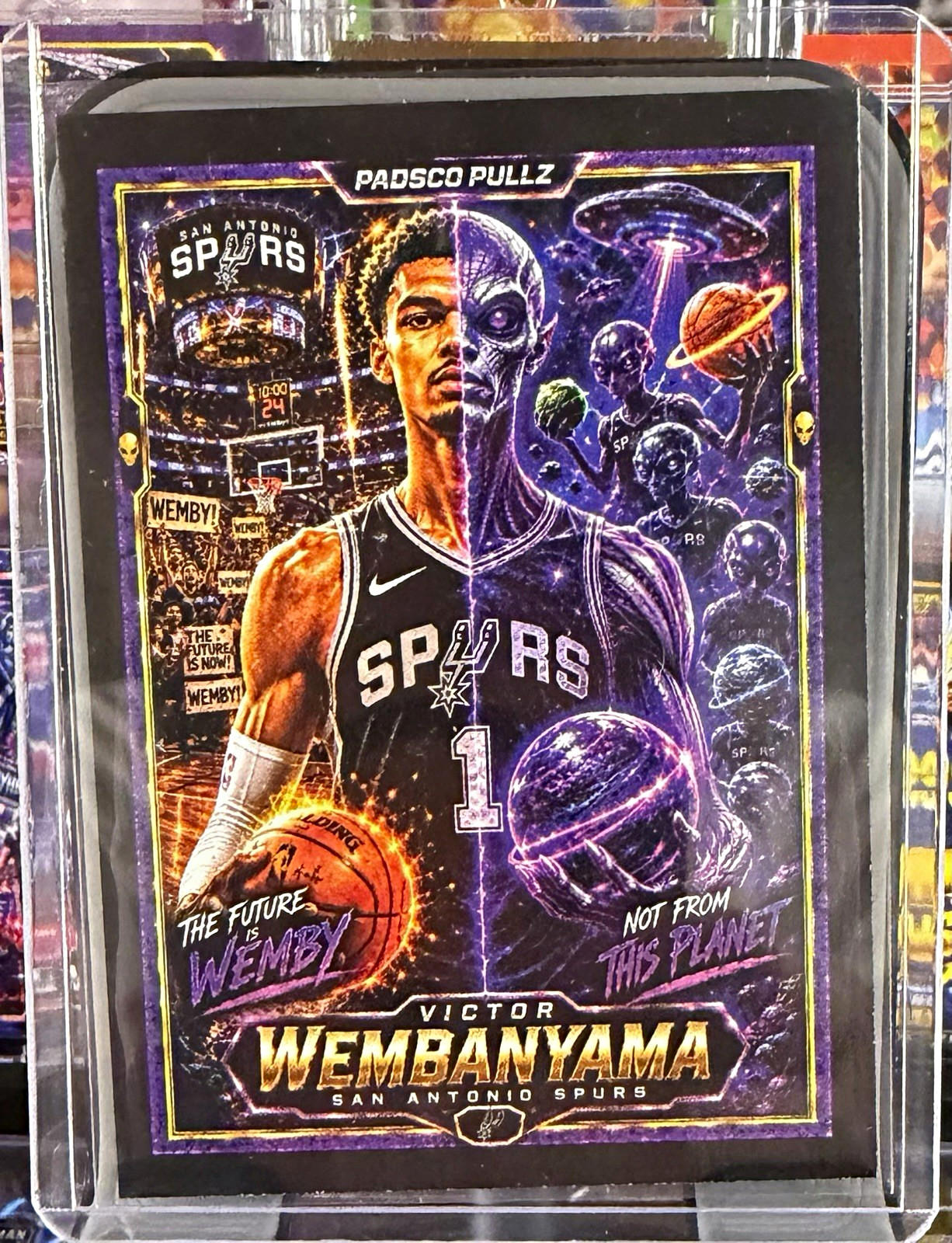 PadscoPullz Custom The Future Is WEMBY Victor Wembanyama San Antonio Spurs