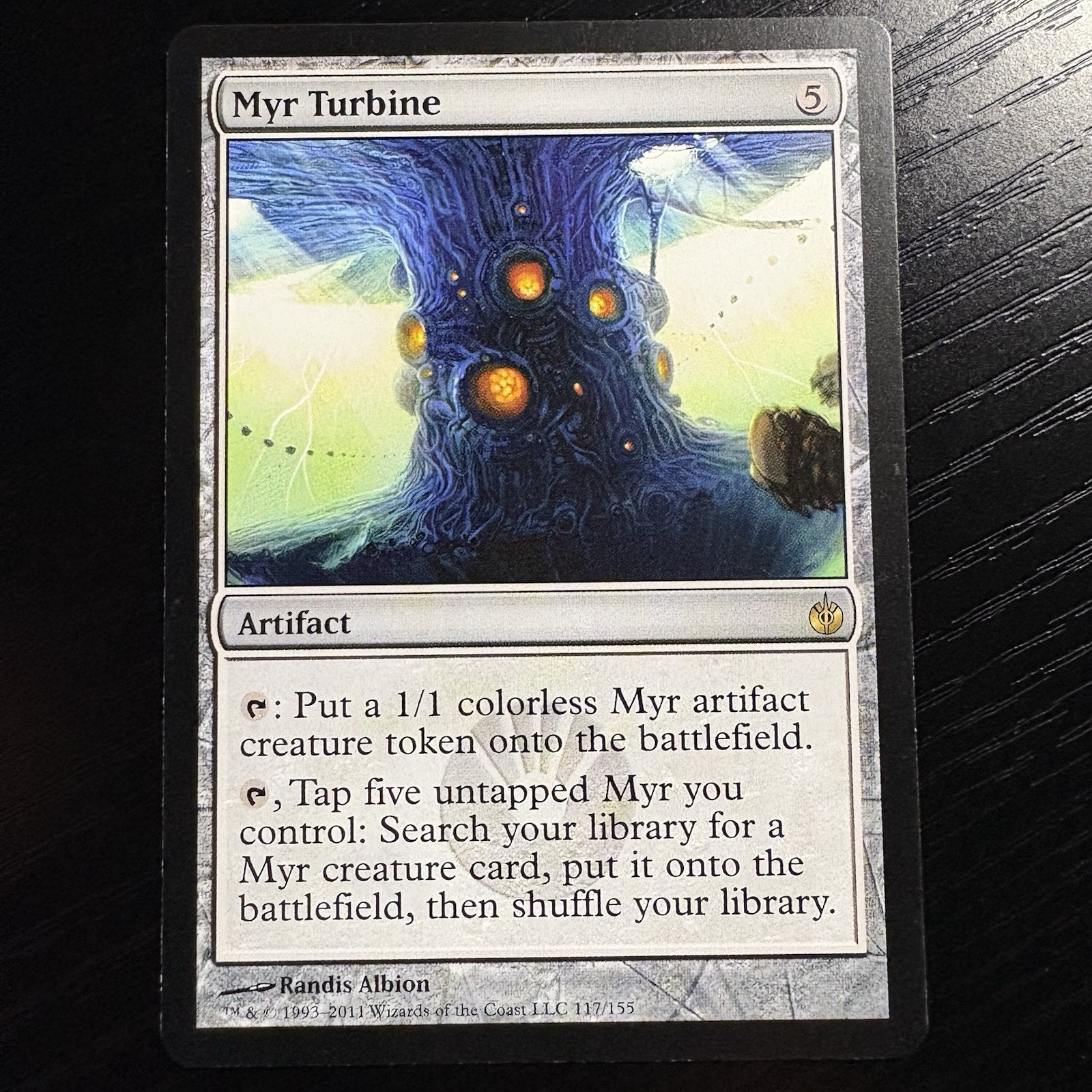 Myr Turbine Rare Regular MTG Mirrodin Besieged #117 LP