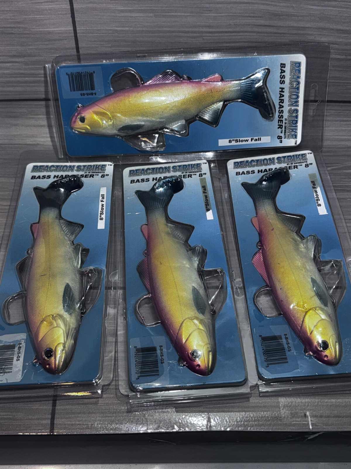 (Lot of 4) Reaction Strike 8\