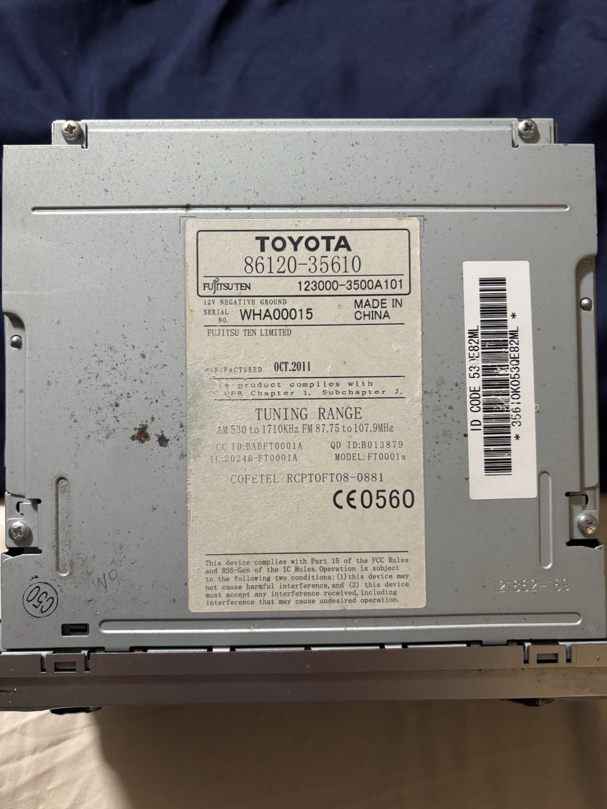 FULL Fj Cruiser OEM Toyota JBL Sound System, BETTER PRICE When You Message