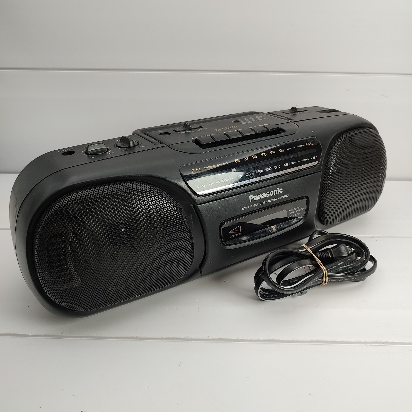 Panasonic RX-FS430 Cassette Radio Player Boombox Stereo - Tested & Working