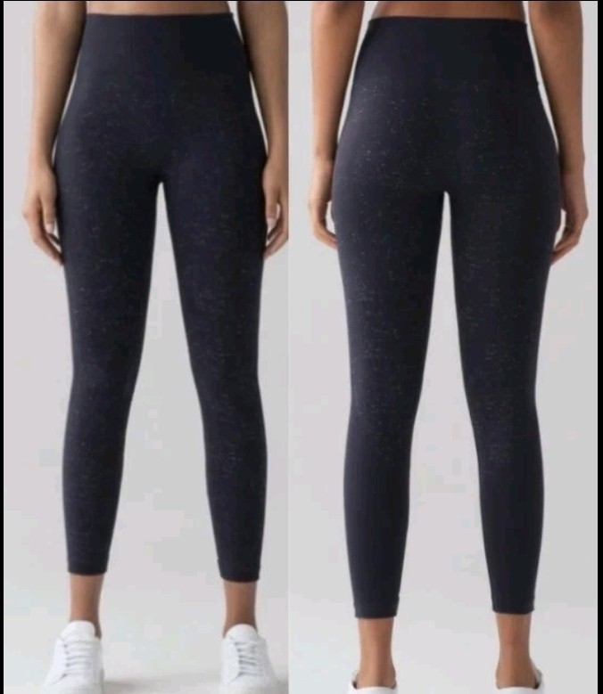 Lululemon Free to Flow Seamless Leggings Size 6 Midnight Purple 25\