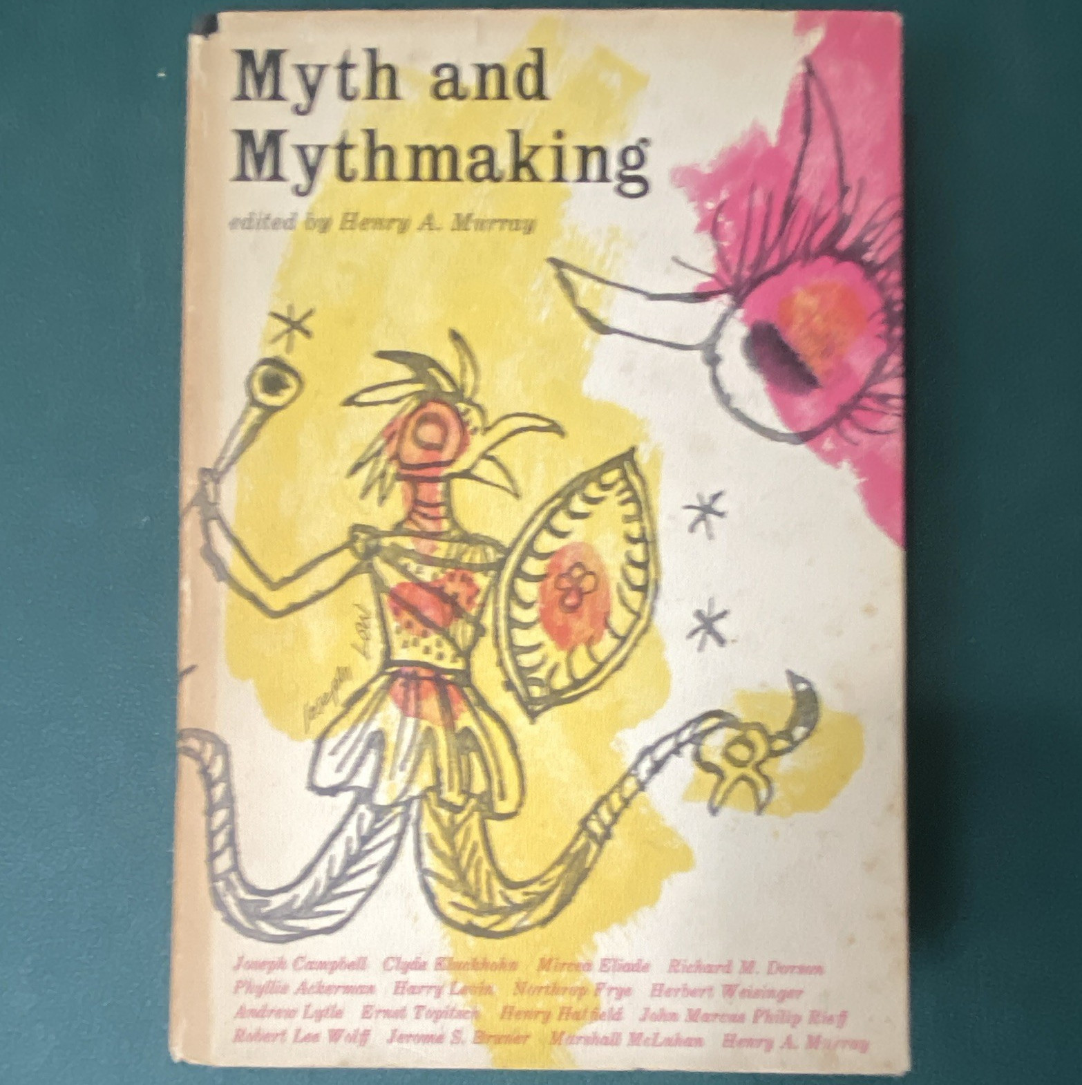 Henry A. Murray Myth and Mythmaking HC First Printing 1960 Braziller Daedalus