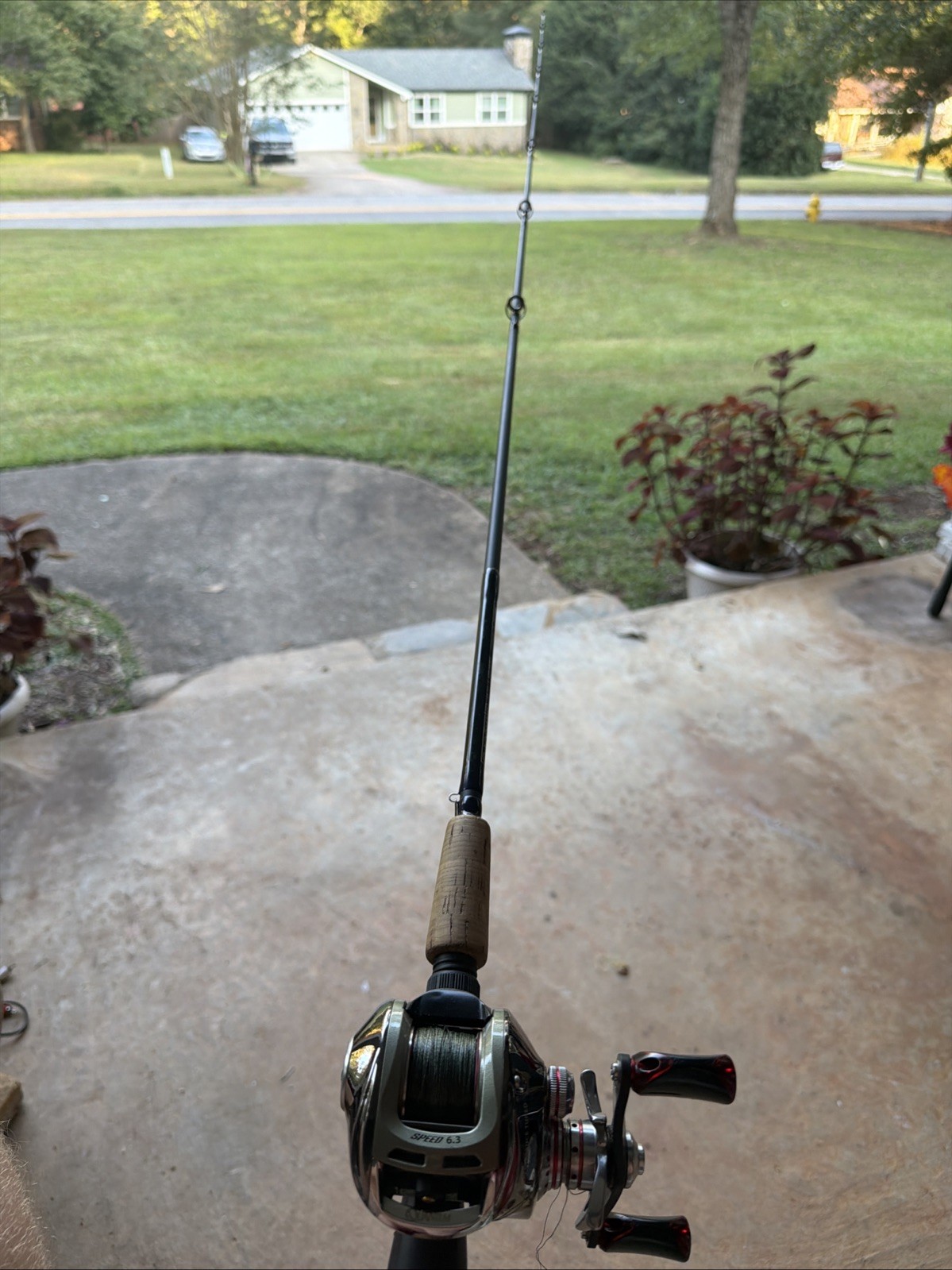 G.Loomis GL2 CR721 Bass Rod - Excellent Condition G Loomis With Quantum Reel
