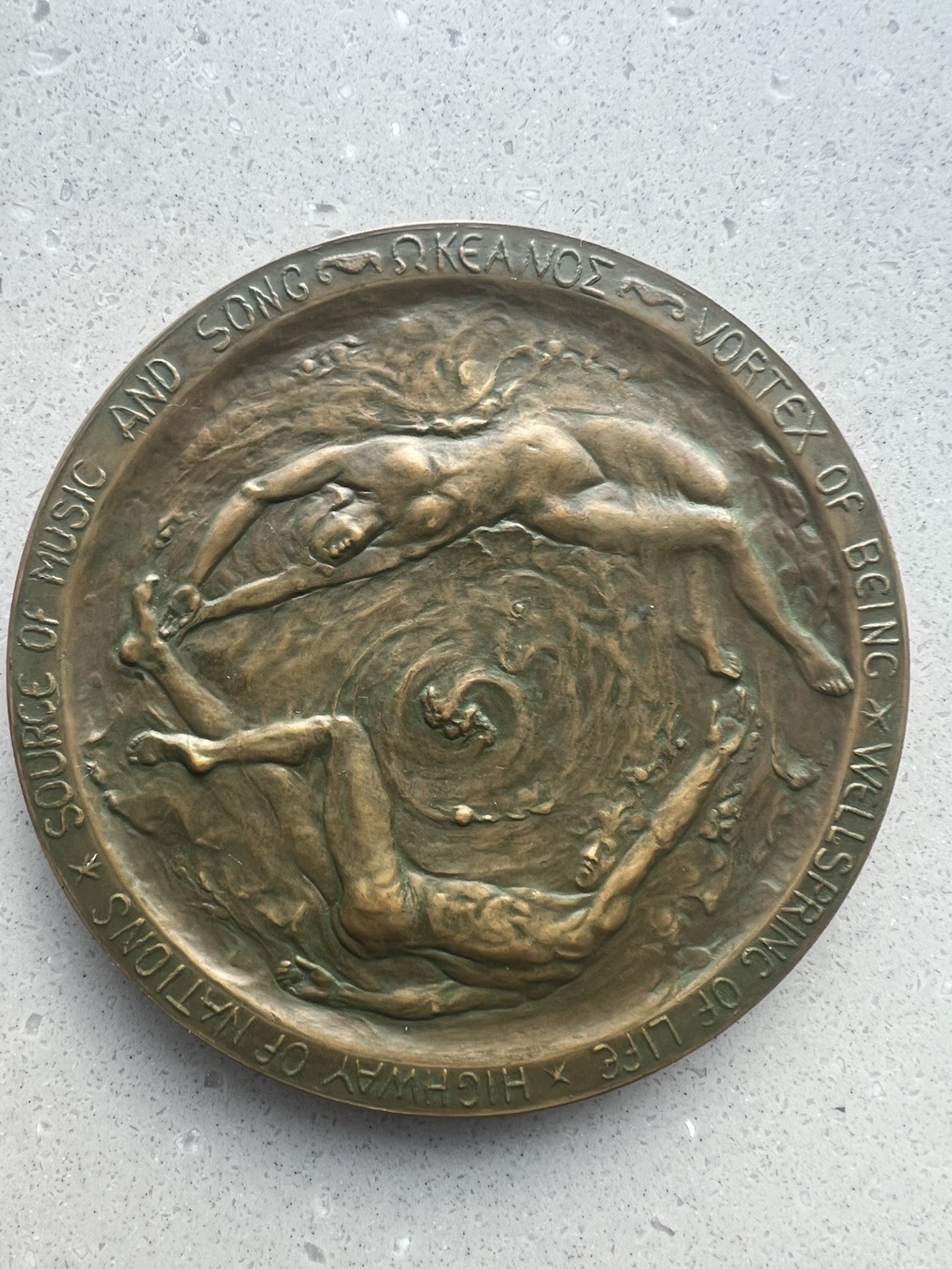 1913 Circle of Friends of the Medallion, #8, The Ocean, Sigurd Neandross 1913 Circle of Friends of the Medallion, #8, The Ocean, Sigurd Neandross