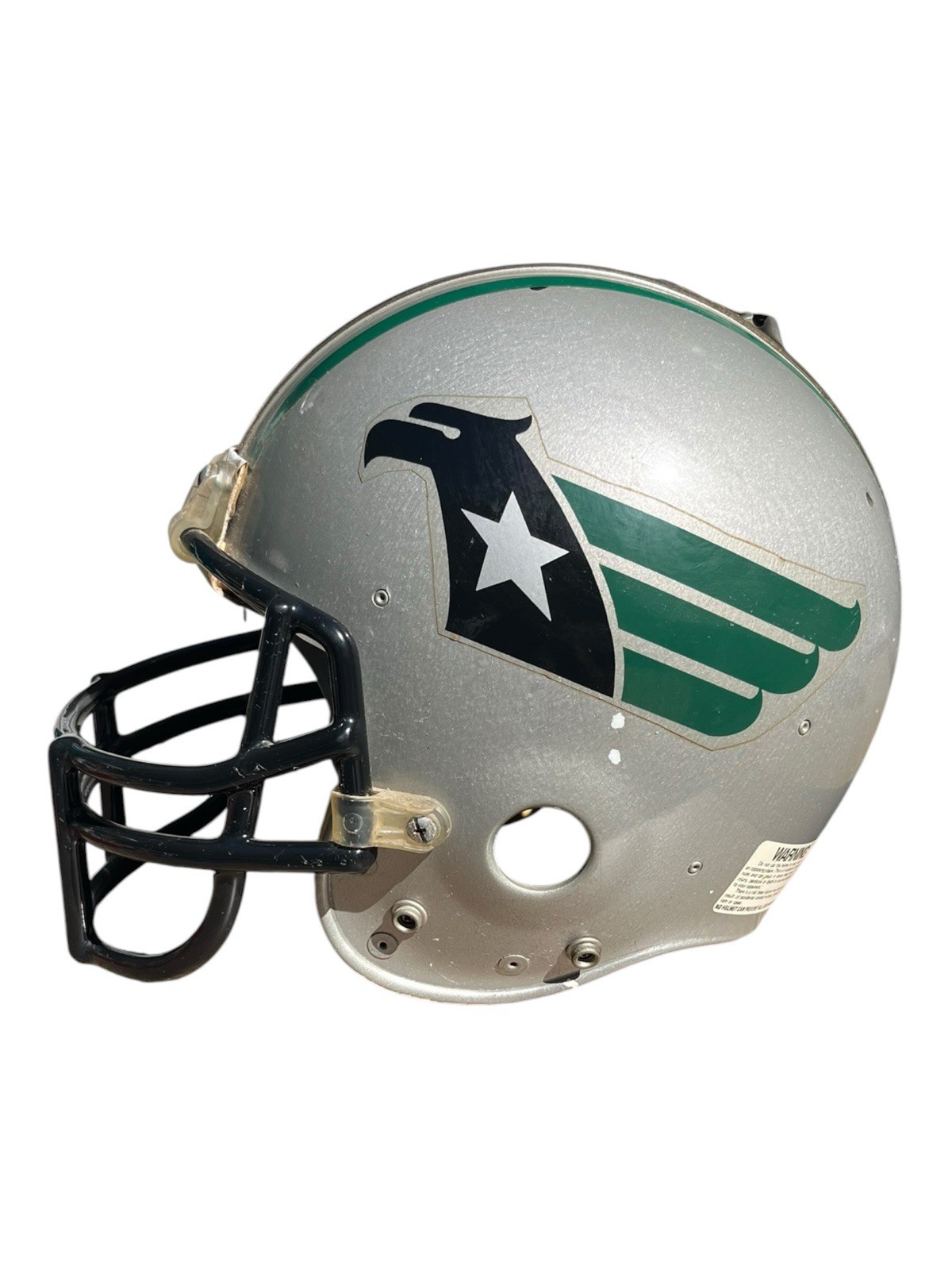 Vintage 1983 - 1984 Washington Federals USFL Game Used Worn Football Helmet #3