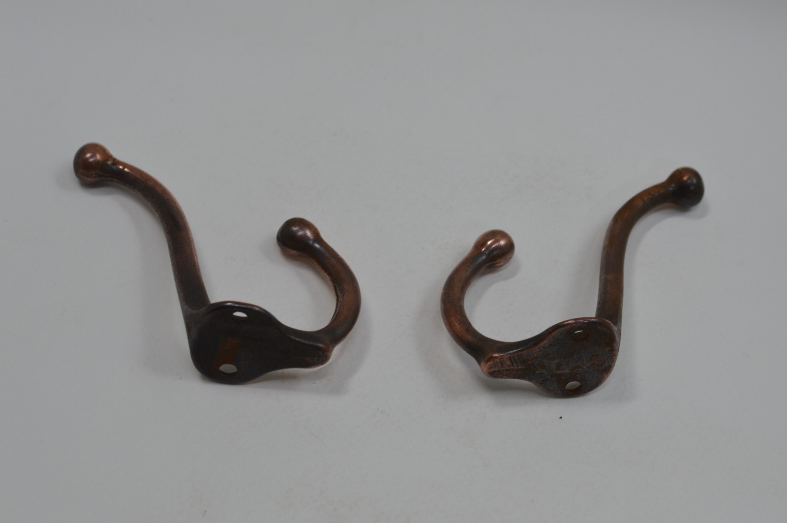 vintage double copper hooks with beautiful patina, great in any room vintage double copper hooks with beautiful patina, great in any room