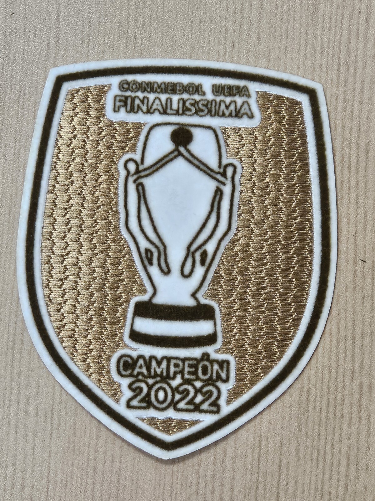 CONMEBOL UEFA FINALISIMA CAMPEON 2022 PATCH ARGENTINA CHAMPION BADGE ....#50