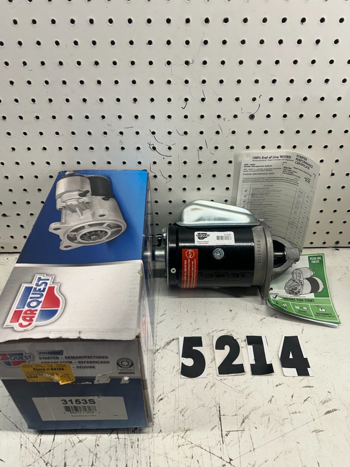 Carquest Reman Starter 3153s Ford Lincoln Mercury