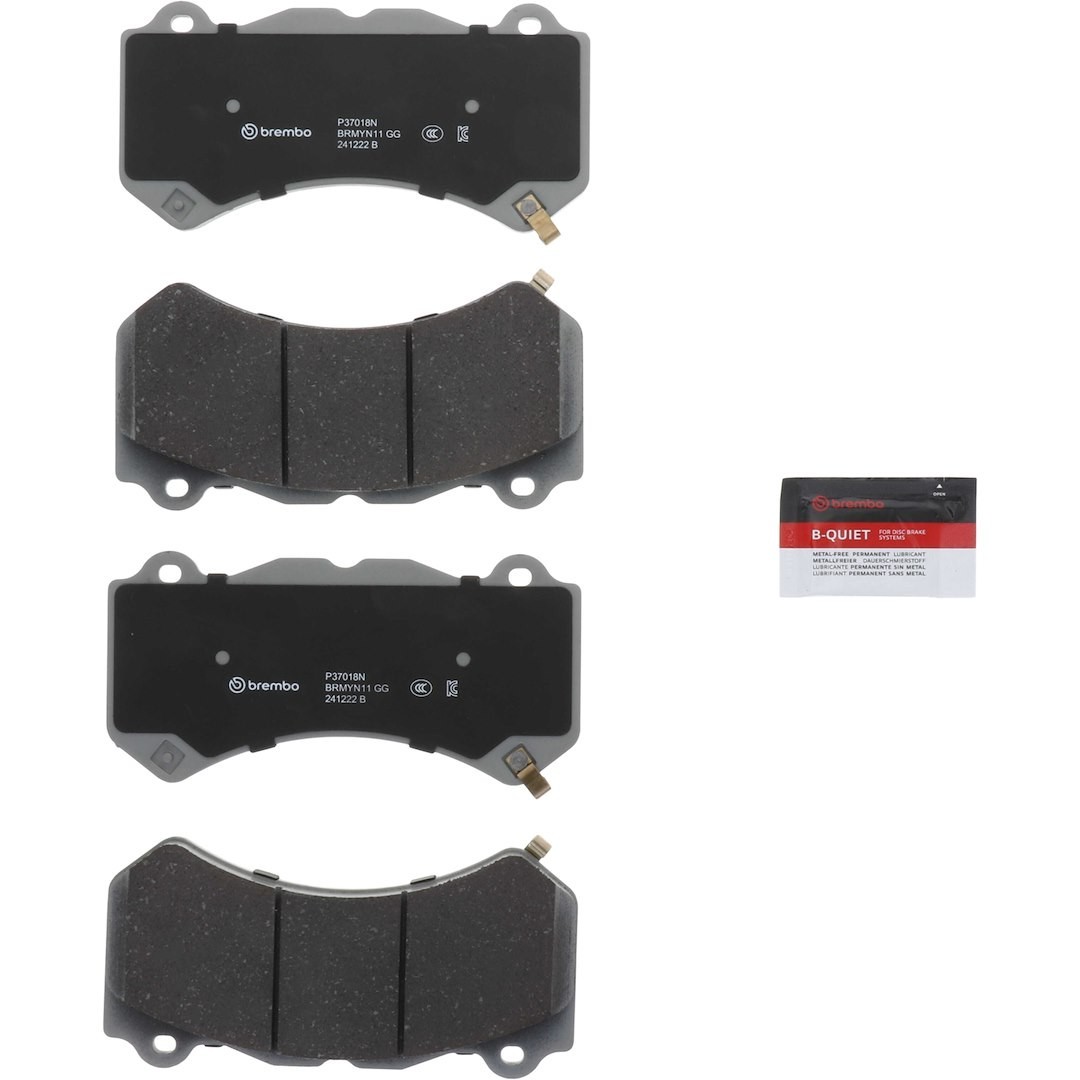 Brembo Front Ceramic Brake Pads Set For Dodge Charger Challenger Camaro Corvette