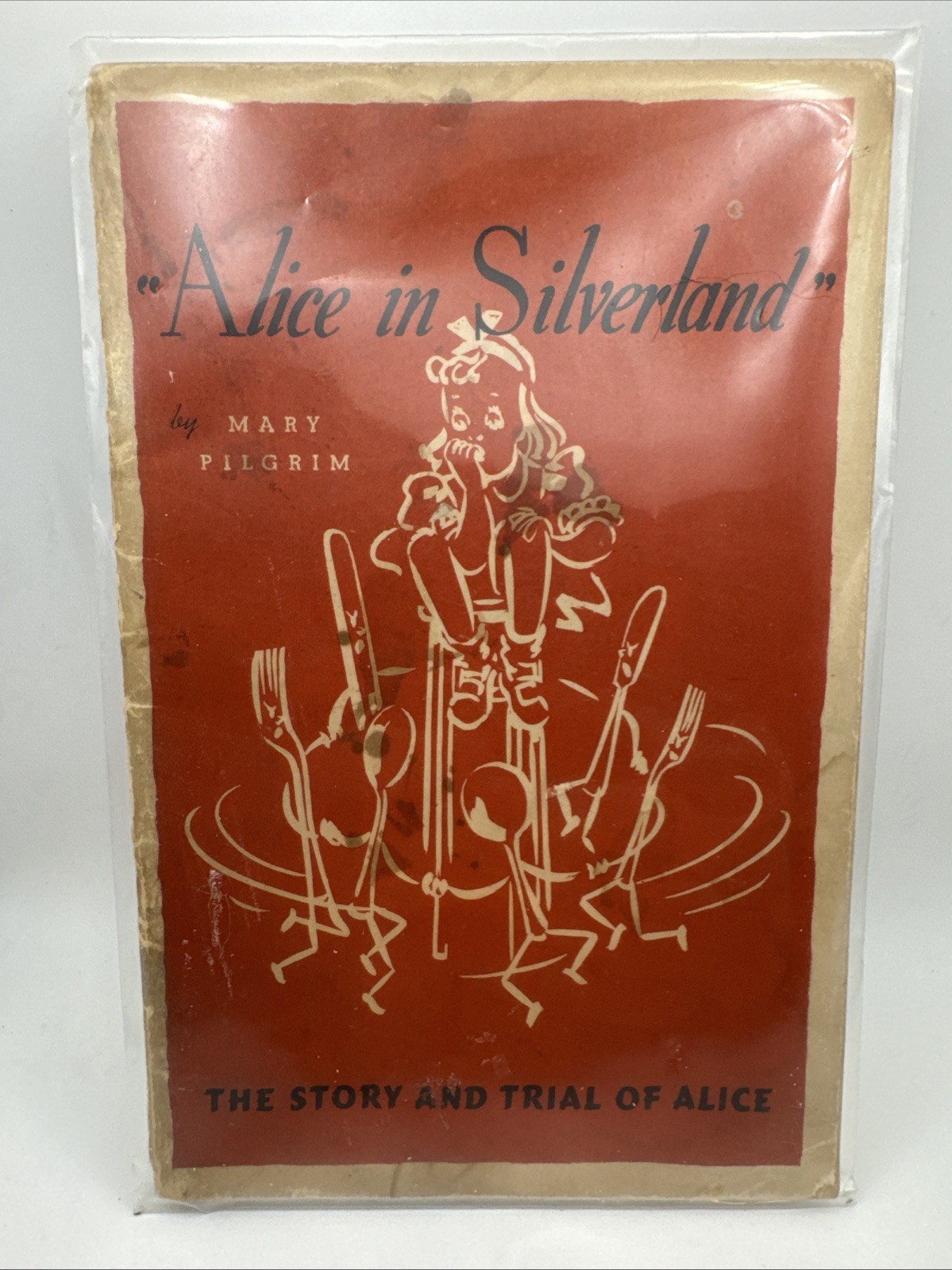 Vintage 1938 Alice in Silverland Mary Pilgrim International Silver Co Parody