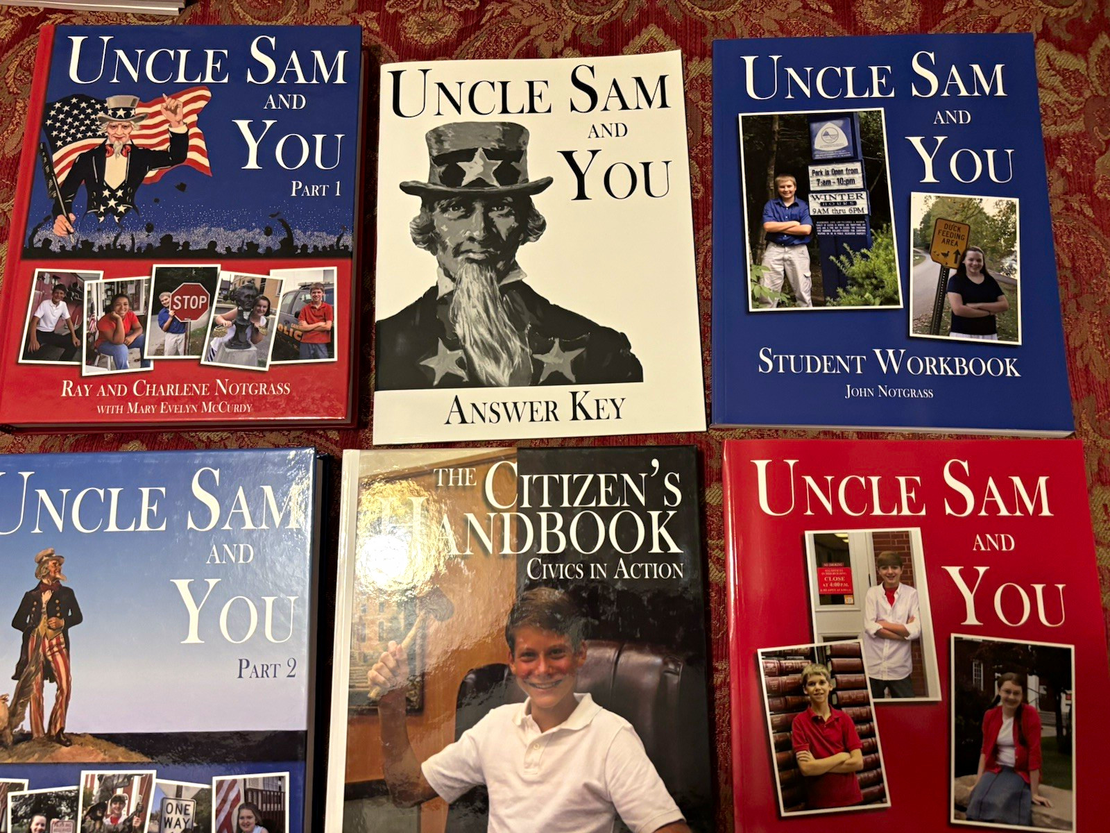 Notgrass History Uncle Sam and You Parts 1-2 Book Lot 6 Paperback YA Textbook Notgrass History Uncle Sam and You Parts 1-2 Book Lot 6 Paperback YA Textbook