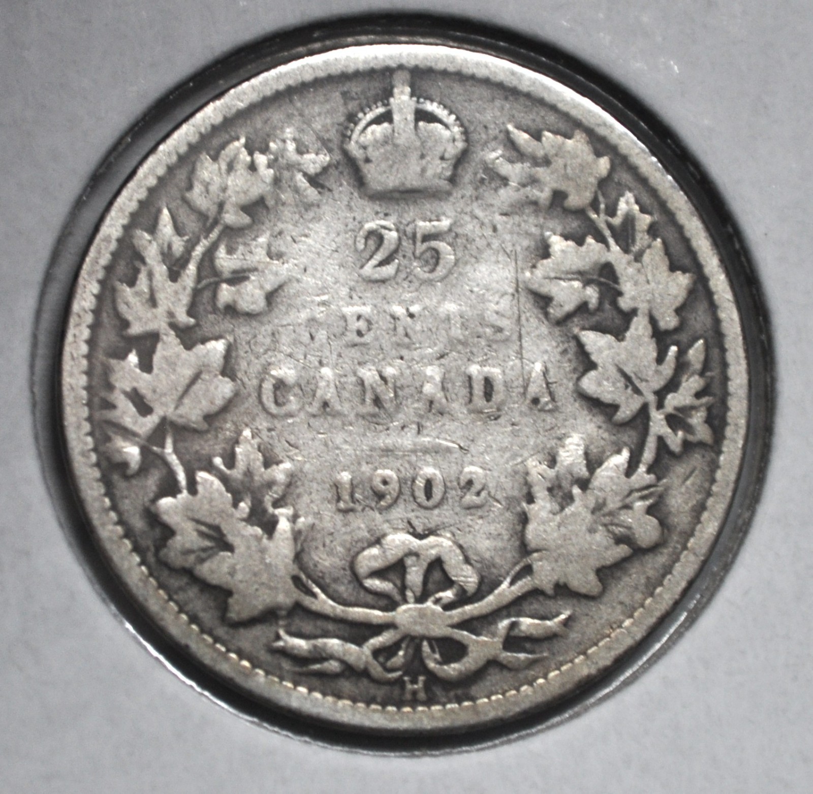 1902-H Canada 25 Cents