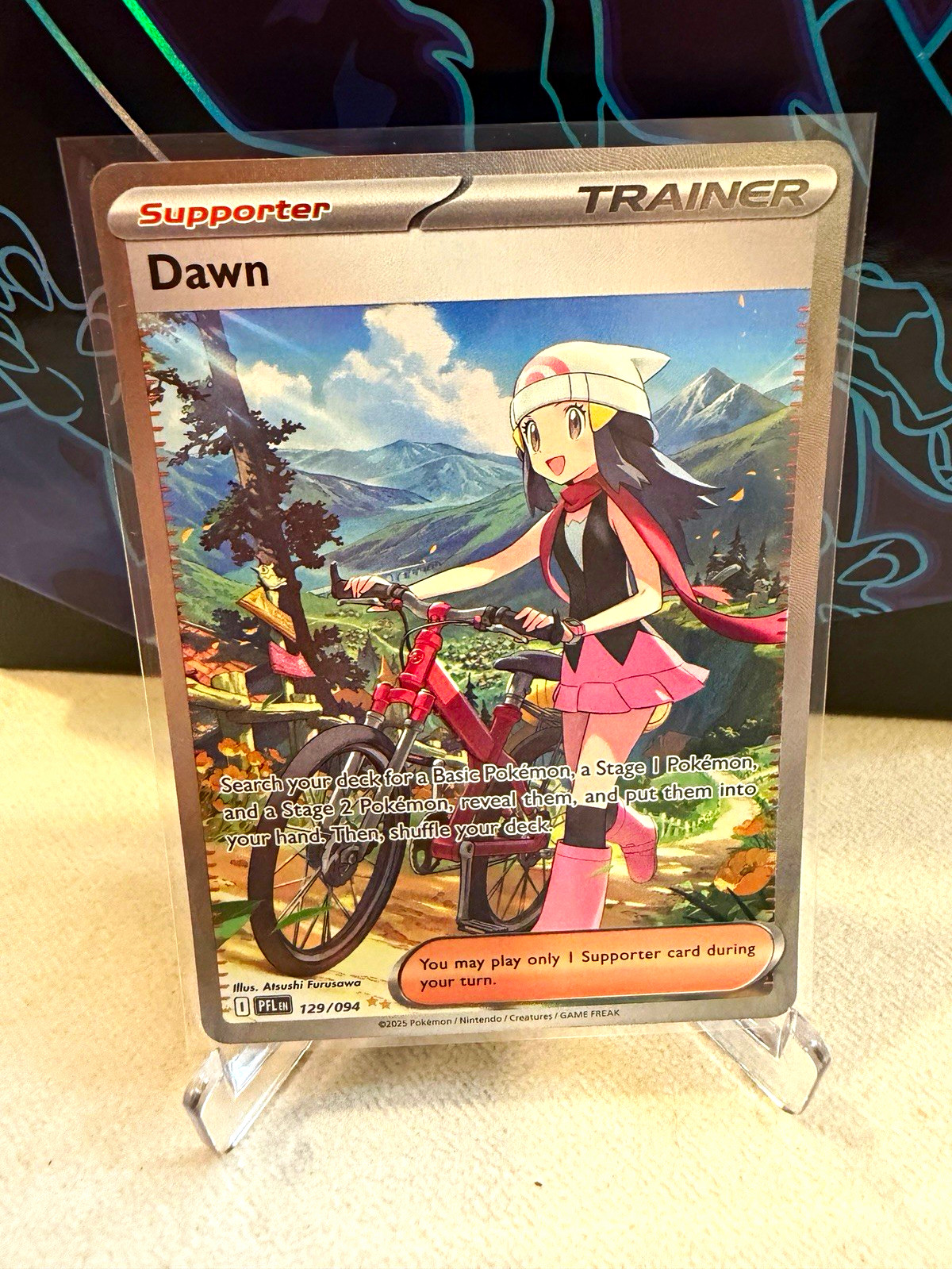 Dawn 129/094 Full Art Holo | Pokémon TCG | Phantasmal Flames Dawn 129/094 Full Art Holo | Pokémon TCG | Phantasmal Flames