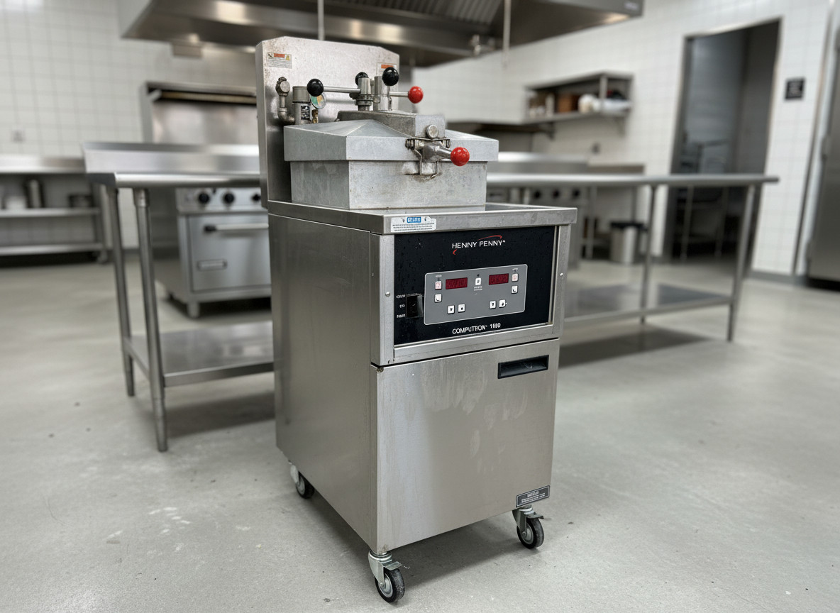 Henny Penny PFG600 Natural Gas Pressure Fryer Computron 1000 80,000 BTU
