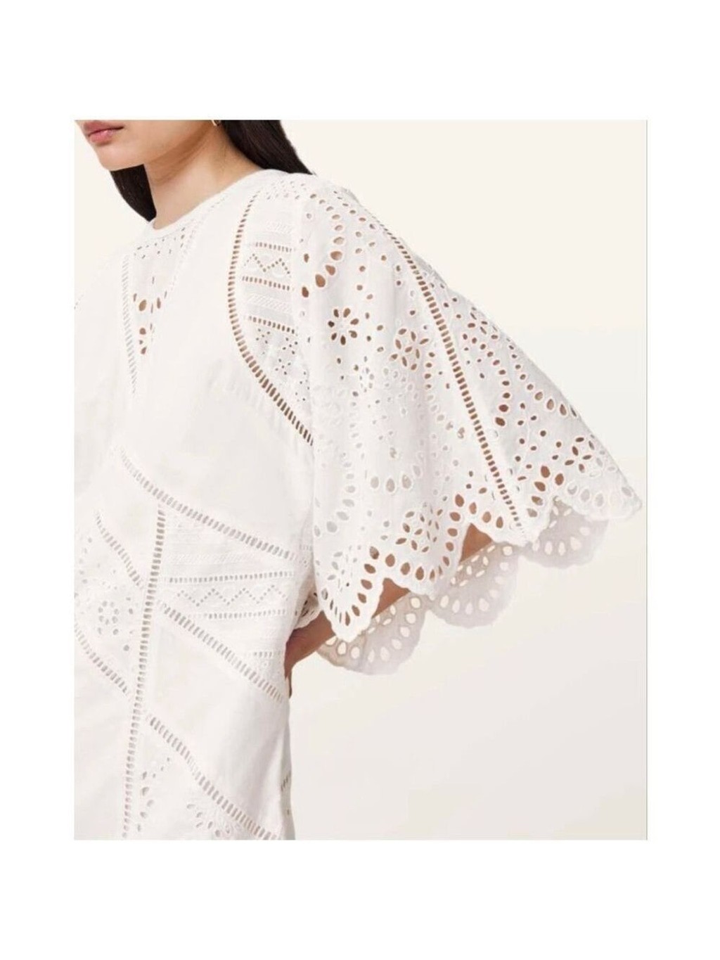 NWT ALLSAINTS White Luci Mini Dress 8 NWT ALLSAINTS White Luci Mini Dress 8