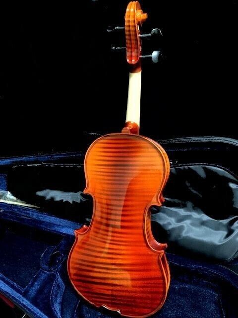 FULL-SIZE VIOLINS-NEW 4/4 CONCERT GERMAN MAPLE FLAMED ROTHENBURG VIOLIN/FIDDLE