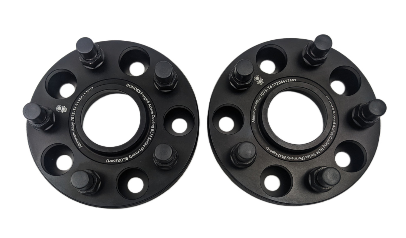 2PC BONOSS 51206412507 Forged Active Cooling Hubcentric Wheel Spacers