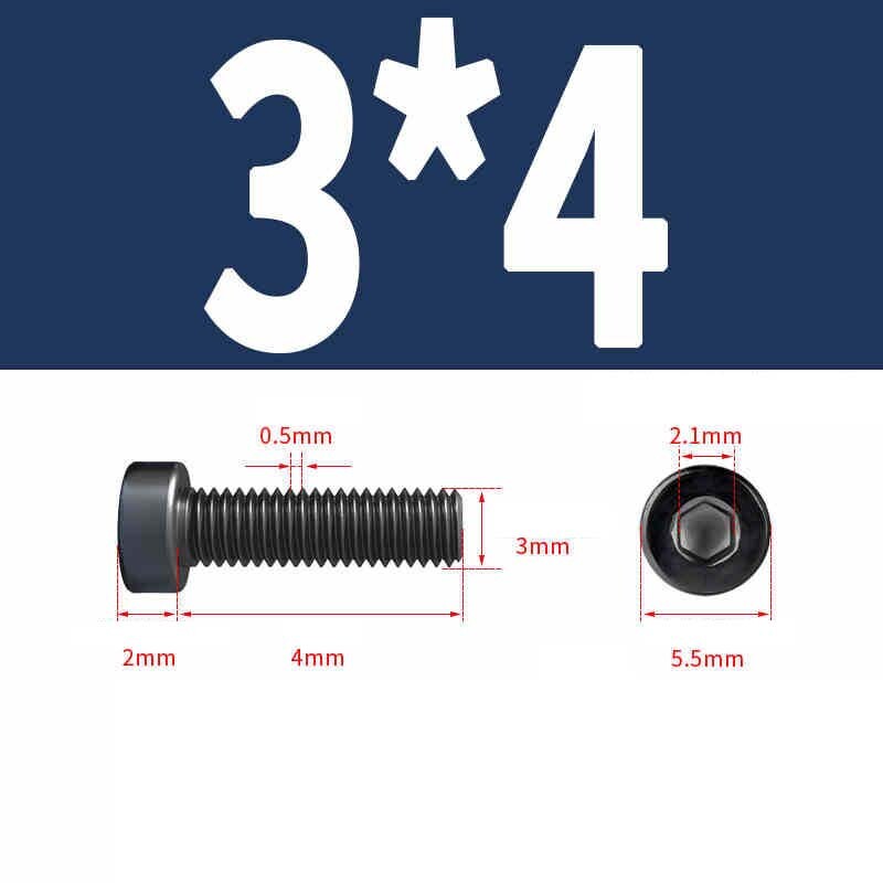 Allen Bolt Socket Cap Screws Hex Head 12.9 Grade Carbon Steel M3 M4 M5 M6 M8-M16