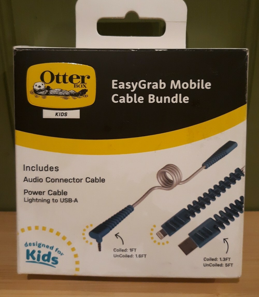 Otter Box EasyGrab Mobile Cable Bundle (Designed for Kids) 