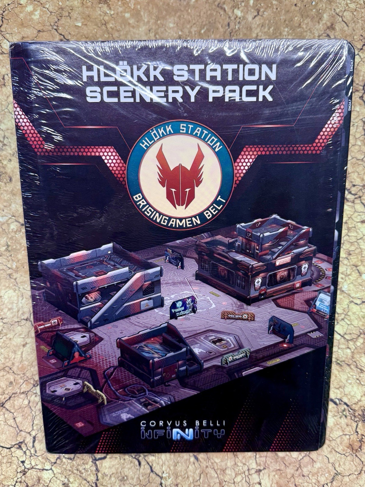 Infinity Hlökk Station Scenery Pack Corvus Belli Cardboard Terrain NEW Sealed