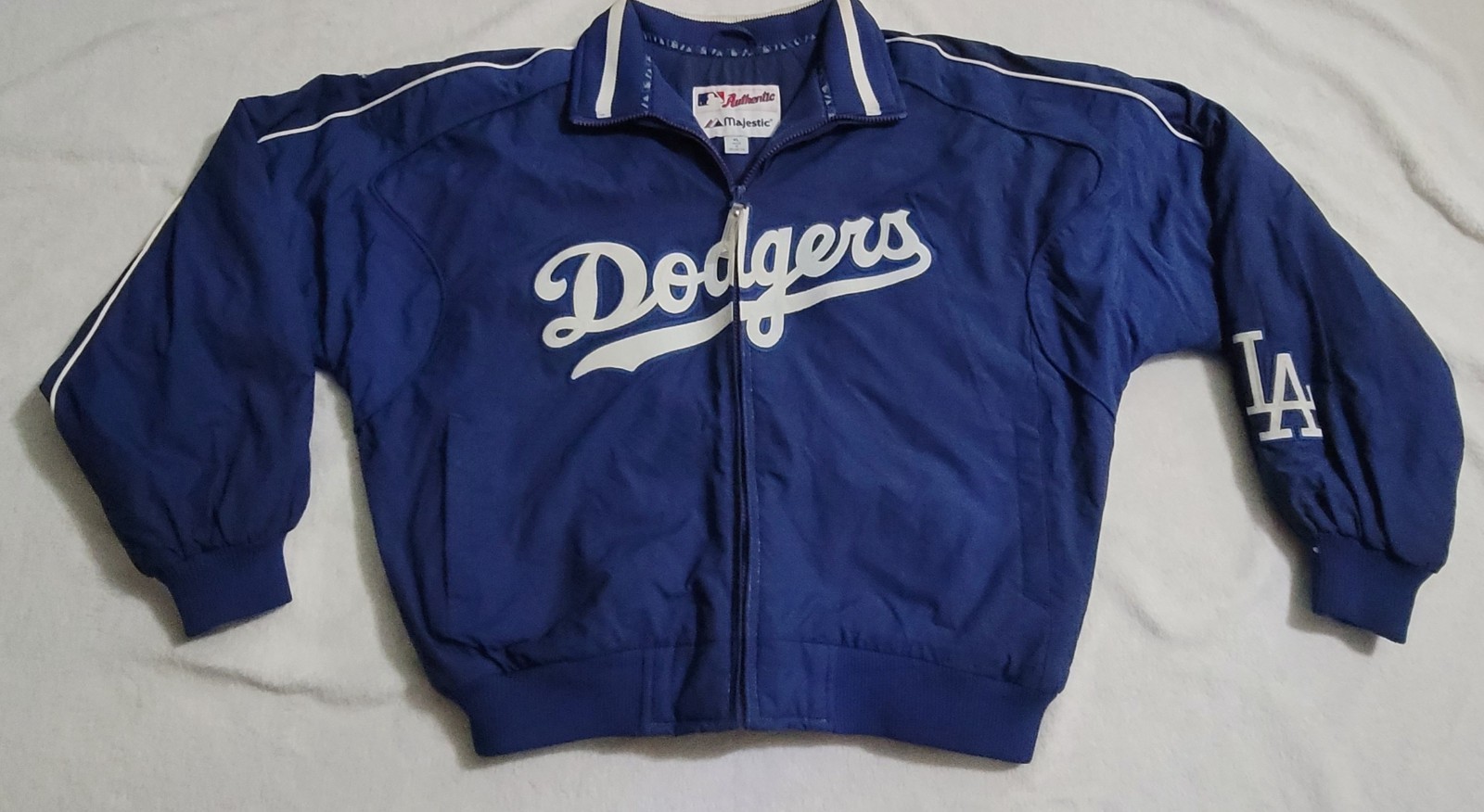 Vintage Majestic Los Angeles Dodgers Dugout Jacket X-Large EXCELLENT