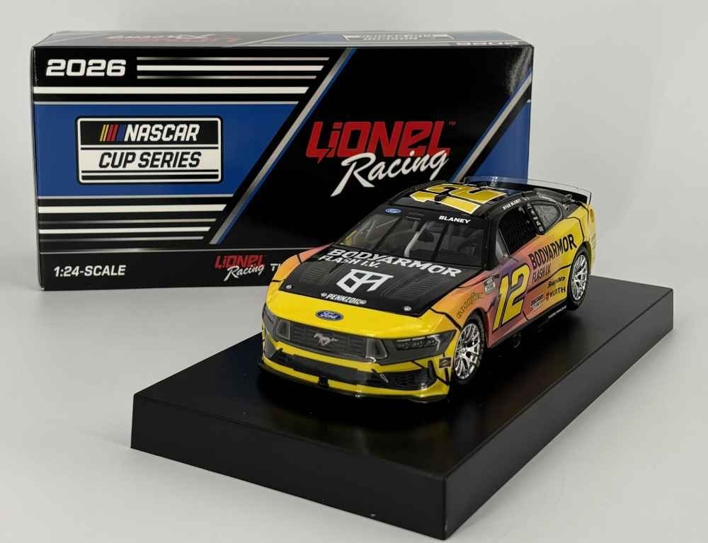 Ryan Blaney 2026 Lionel Racing #12 Body Armor Flash IV Caffeine Mustang 1/24