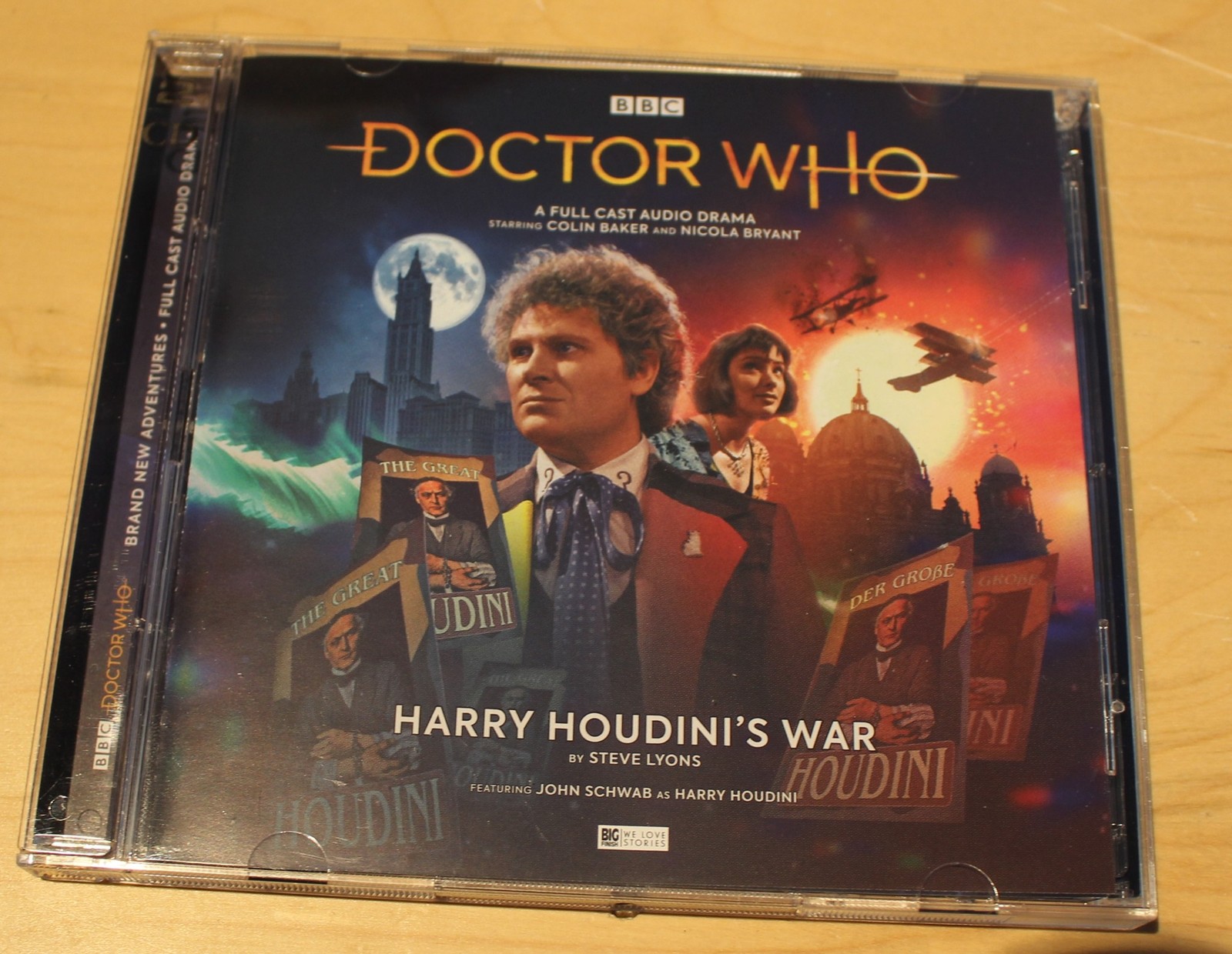 Big Finish Doctor Who Main Range - #255-Harry Houdini's War - Audio CD