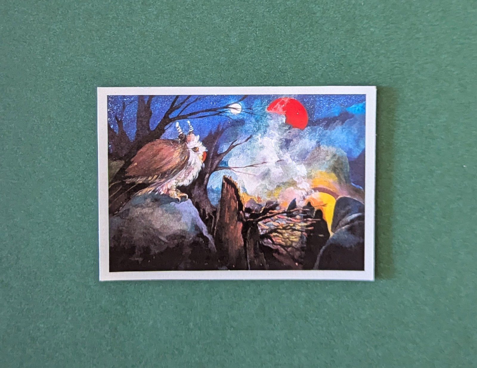 Original Aceo Limited Print Spooky Night Halloween
