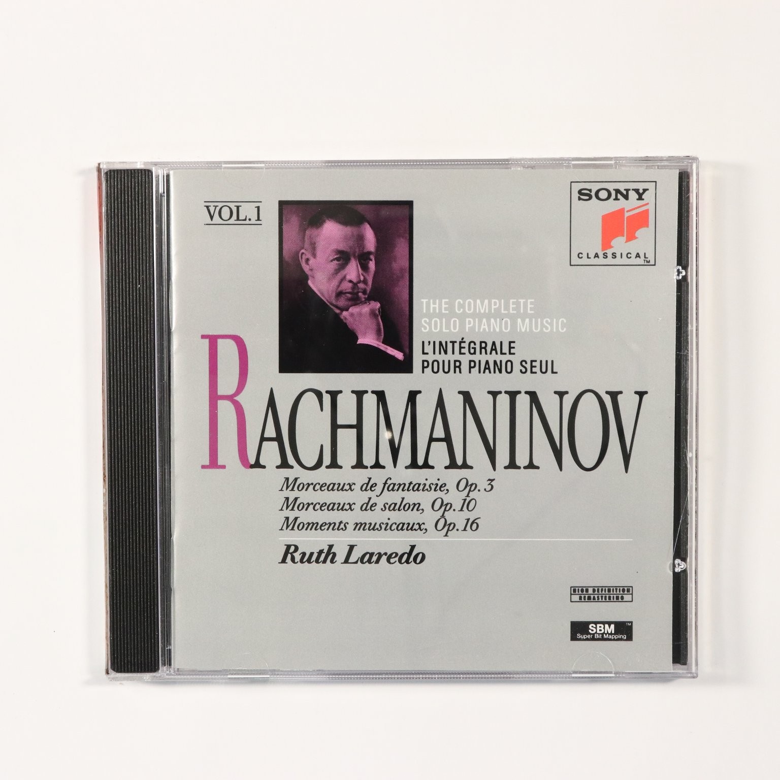 Rachmaninov – Ruth Laredo The Complete Solo Piano Music Vol. 1 CD 1993 Classical