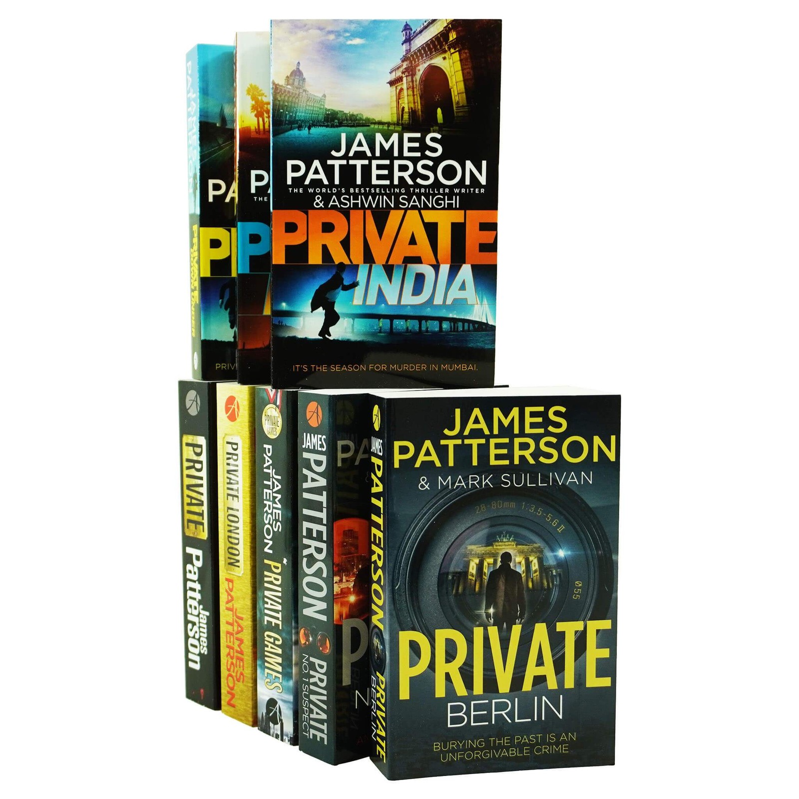 Private Series (Books 1-8) by James Patterson 8 Books Collection Set-Fiction-PB