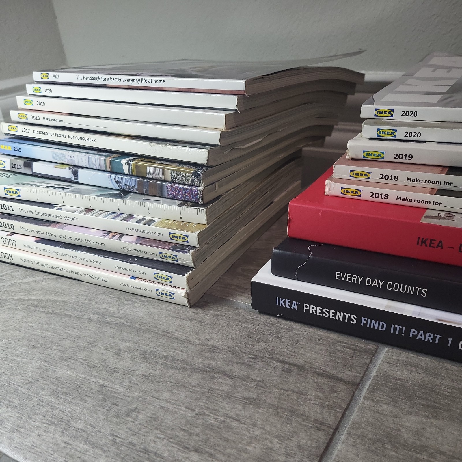 20 IKEA Rare Catalog Magazines 2008-2021 Vintage Home Design Furniture Ads Book