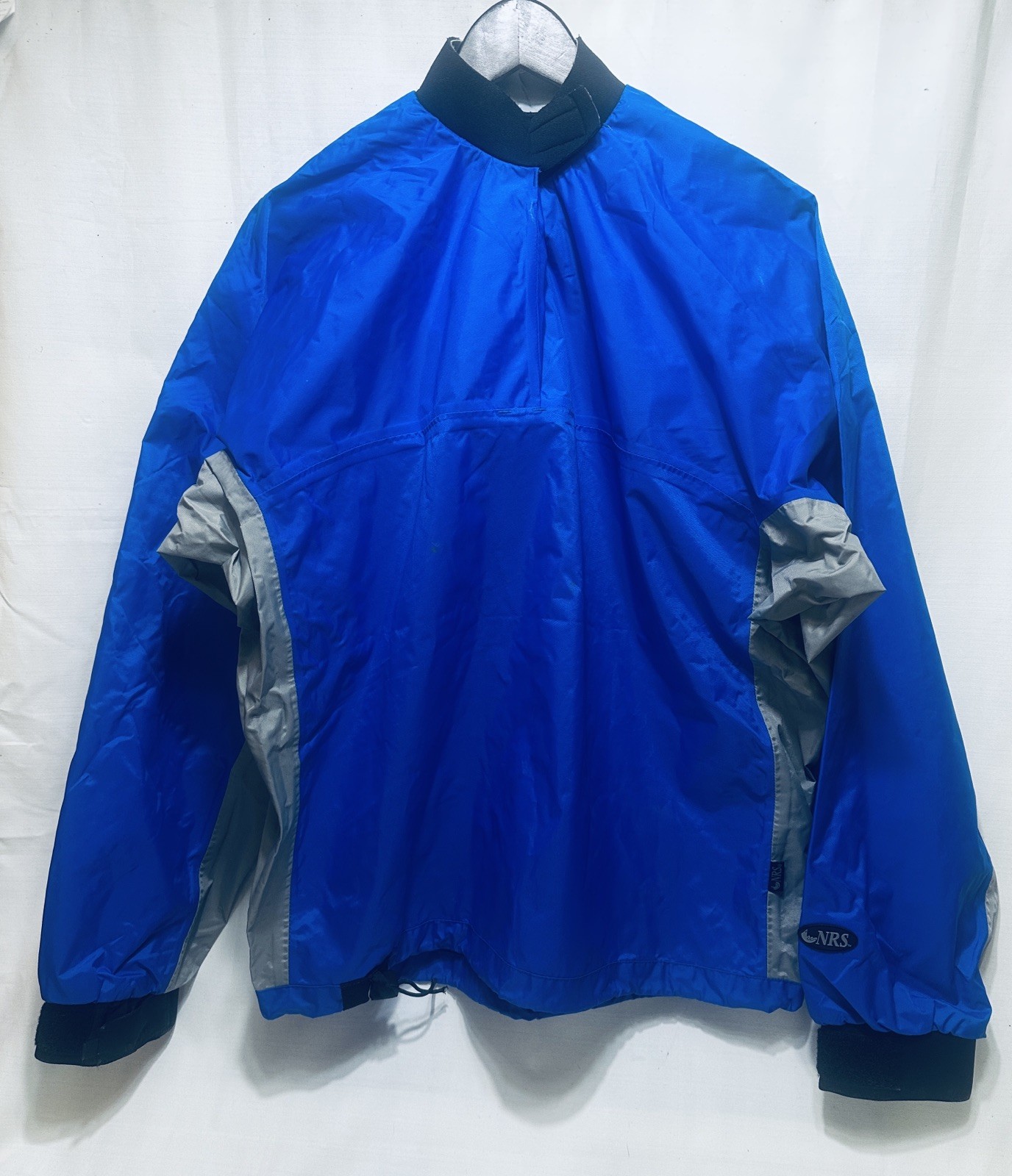 NEW • NRS Men’s L • Rio Splash Paddle Jacket •  Rafting Kayaking Blue Gray NOS