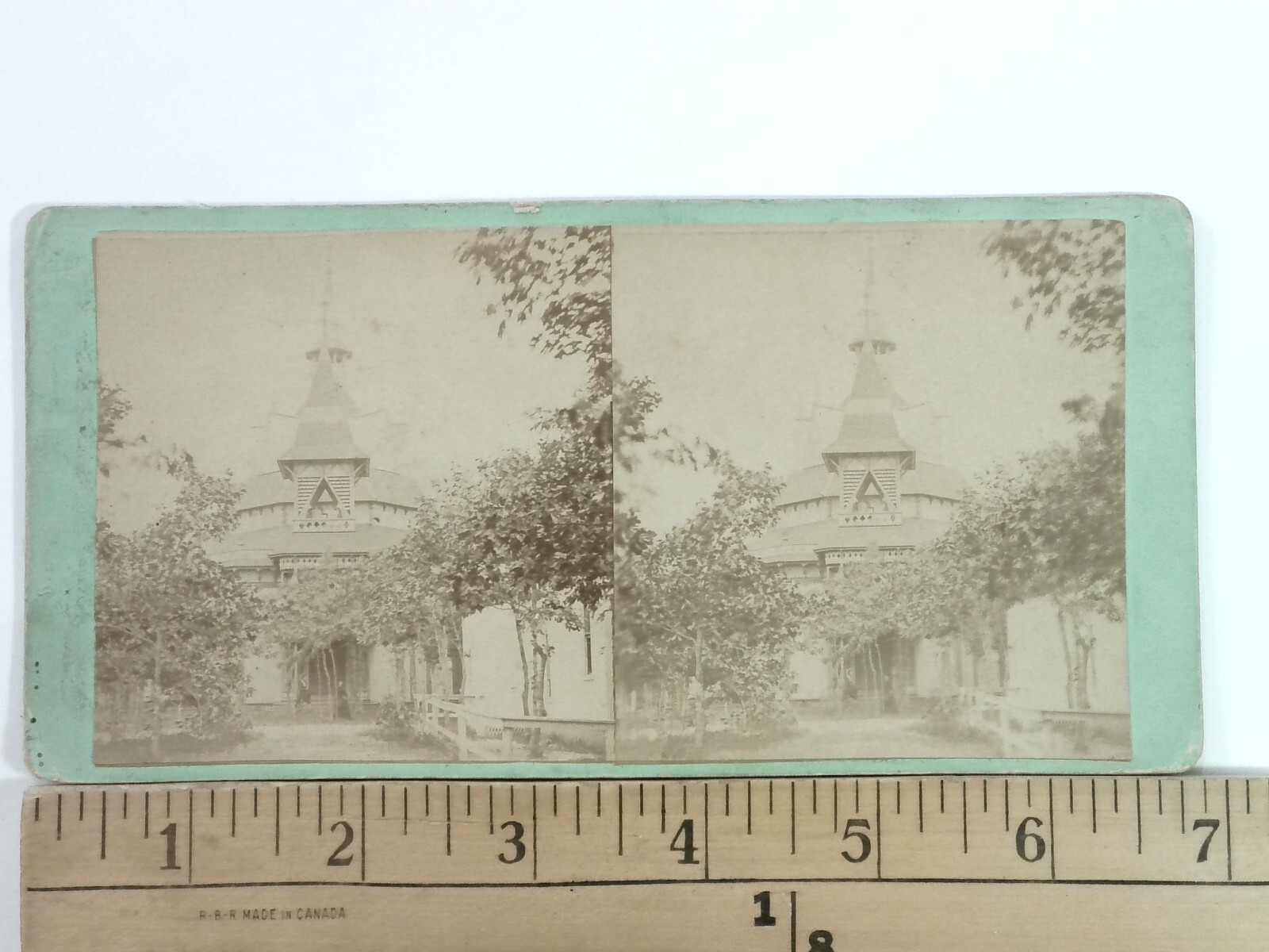 Martha's Vineyard Union Chapel Stereoview Woodward & Son c1870s Architecture Martha's Vineyard Union Chapel Stereoview Woodward & Son c1870s Architecture