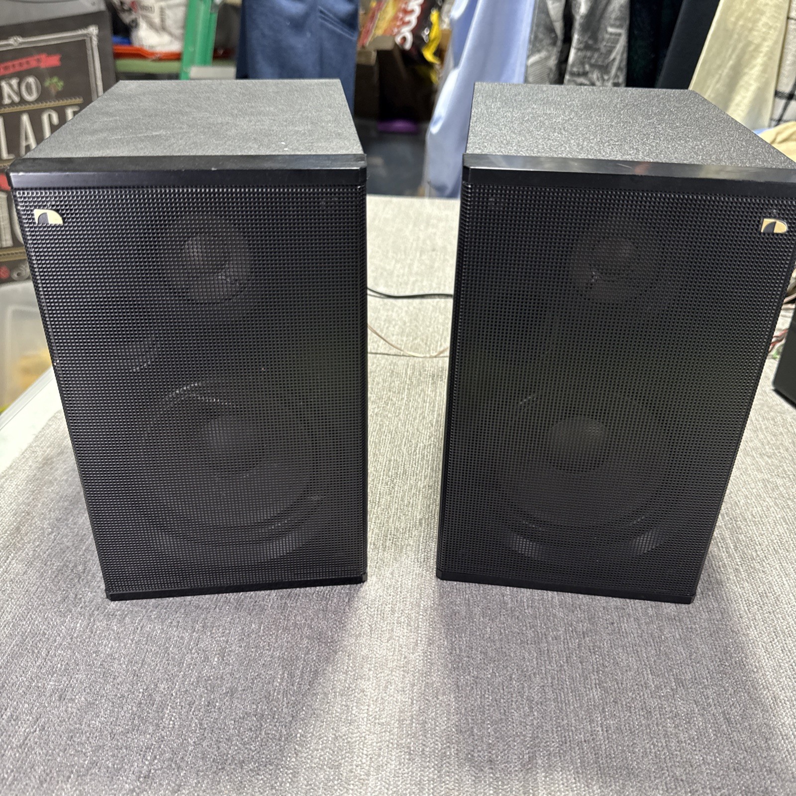 NAKAMICHI S-1B/S-1A Black Bookshelf Speakers Taiwan TESTED WORKING NAKAMICHI S-1B/S-1A Black Bookshelf Speakers Taiwan TESTED WORKING